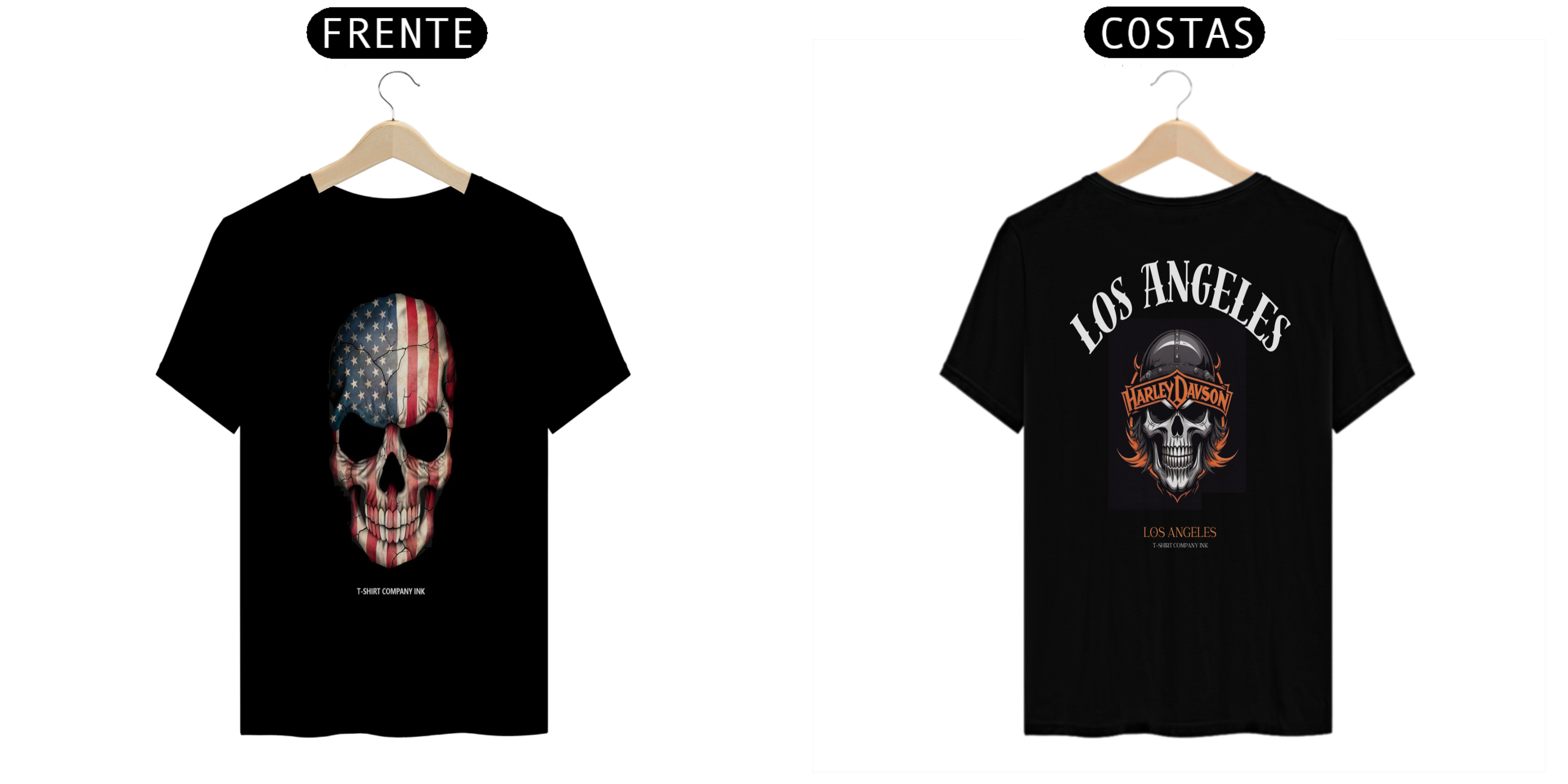 Nome do produto: CAMISA USA LOS ANGELES HARLEY