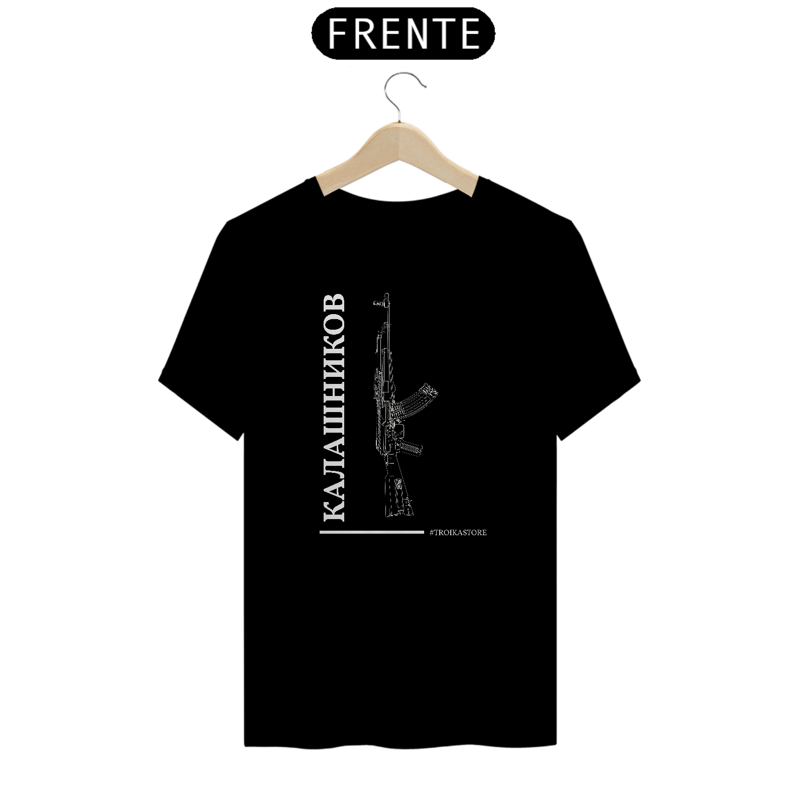 Nome do produto: Camiseta Kalashnicov Vertical