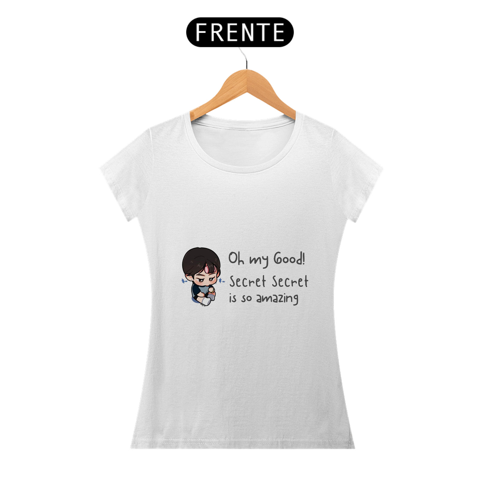 Nome do produto: Secret Secret is so amazing - Camisa Baby Long Classic