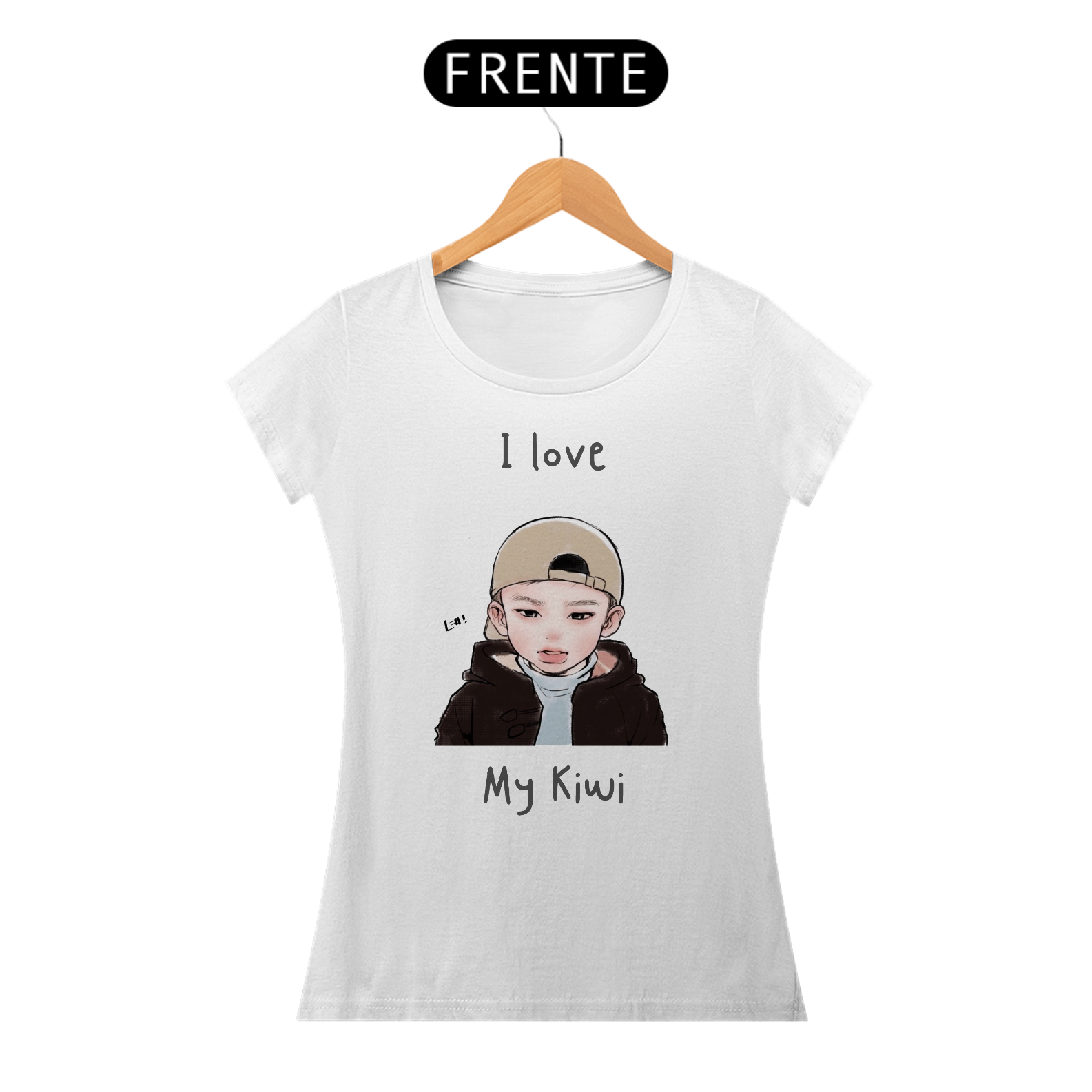 Nome do produto: I love my kiwi - camisa feminina