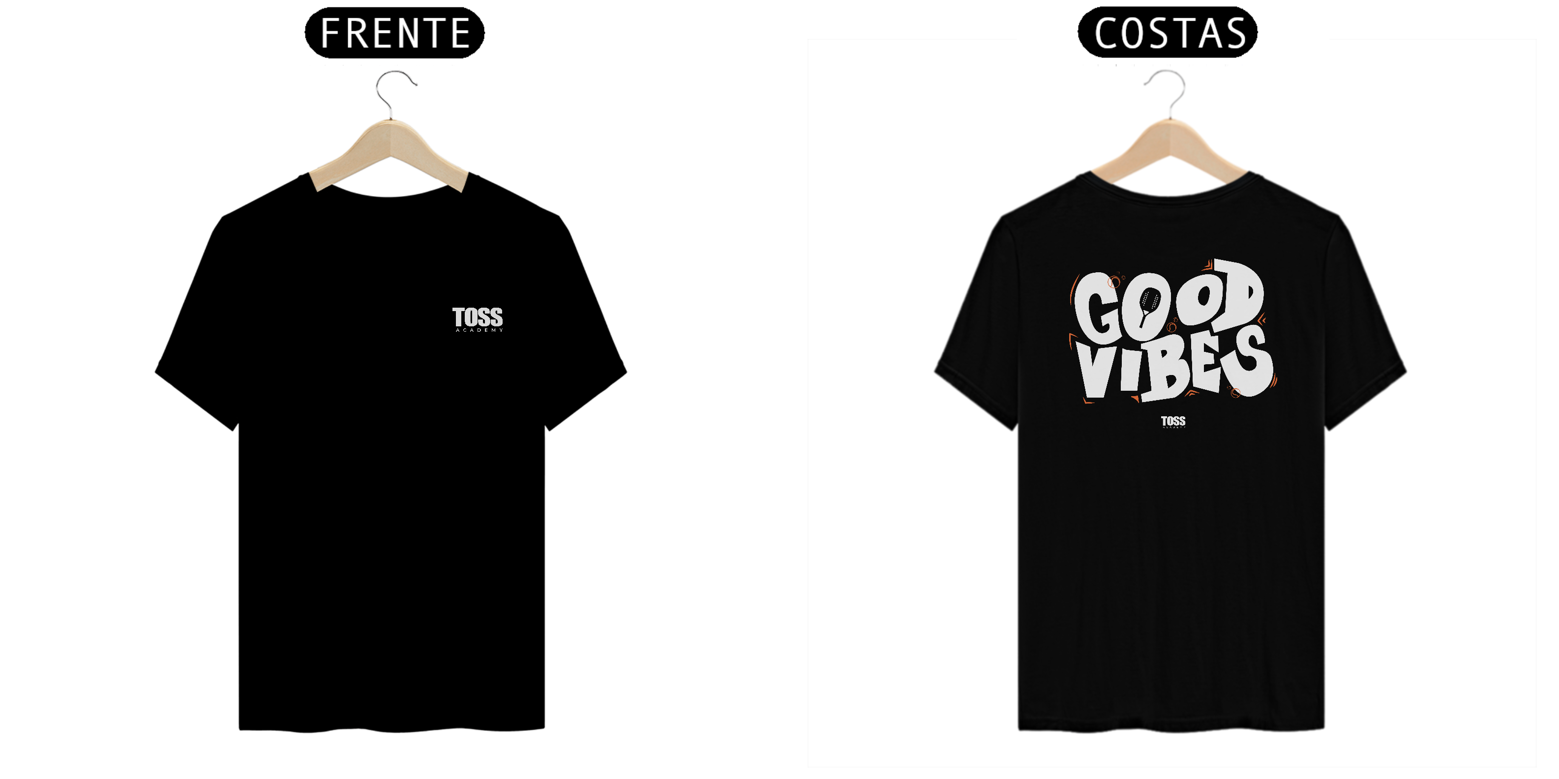 Camiseta Algodão Unisex TOSS ACADEMY - Good Vibes