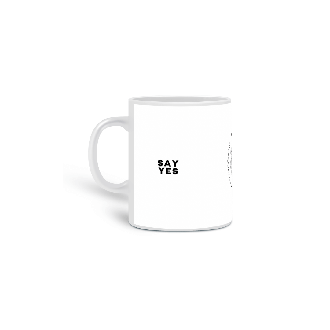 Nome do produto: Caneca Say Yes