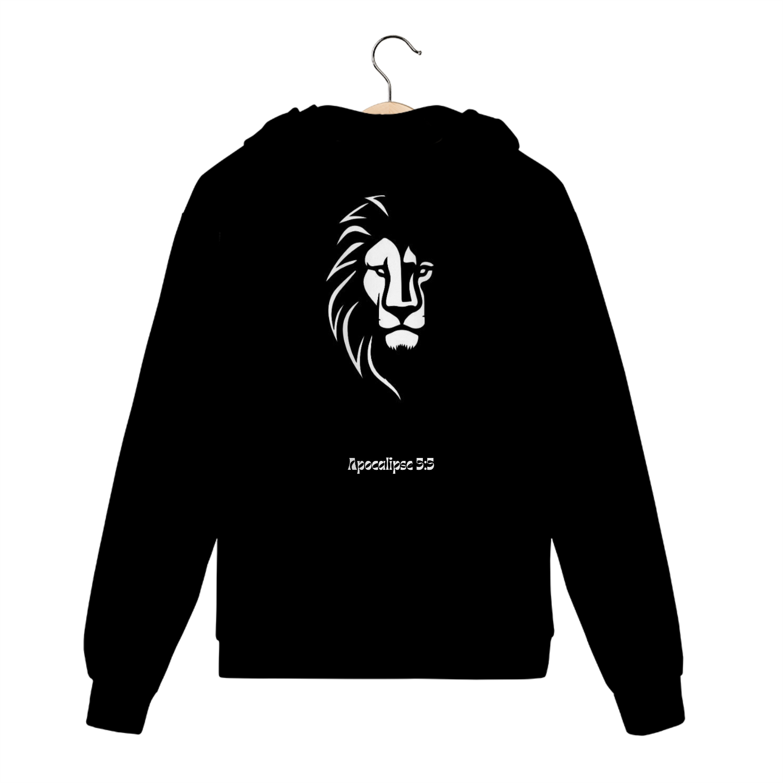 Nome do produto: Moletom c/ Zíper - Leão de judá