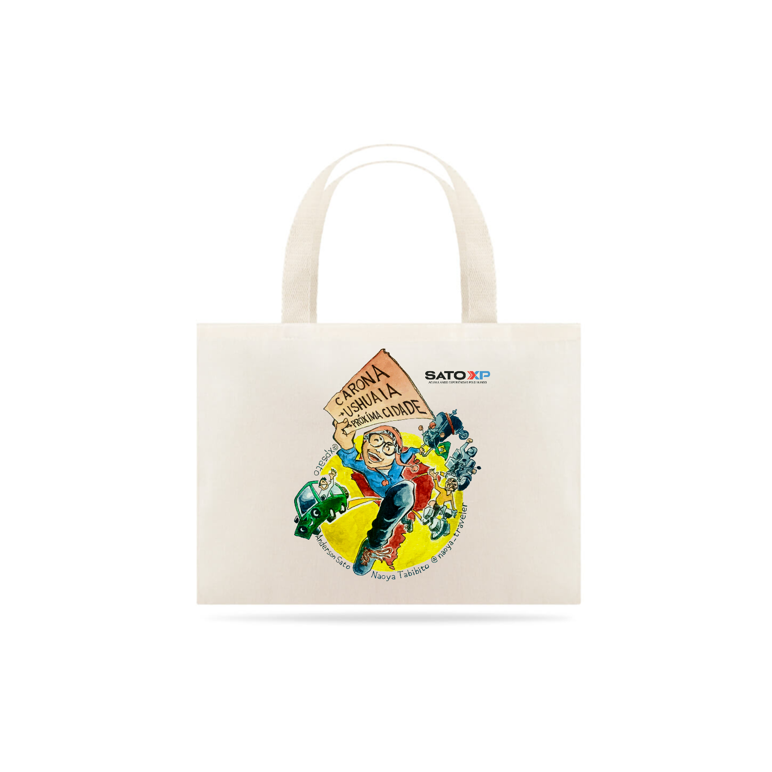 Nome do produto: EcoBag - SatoXP x Naoya – Carona Ushuaia 