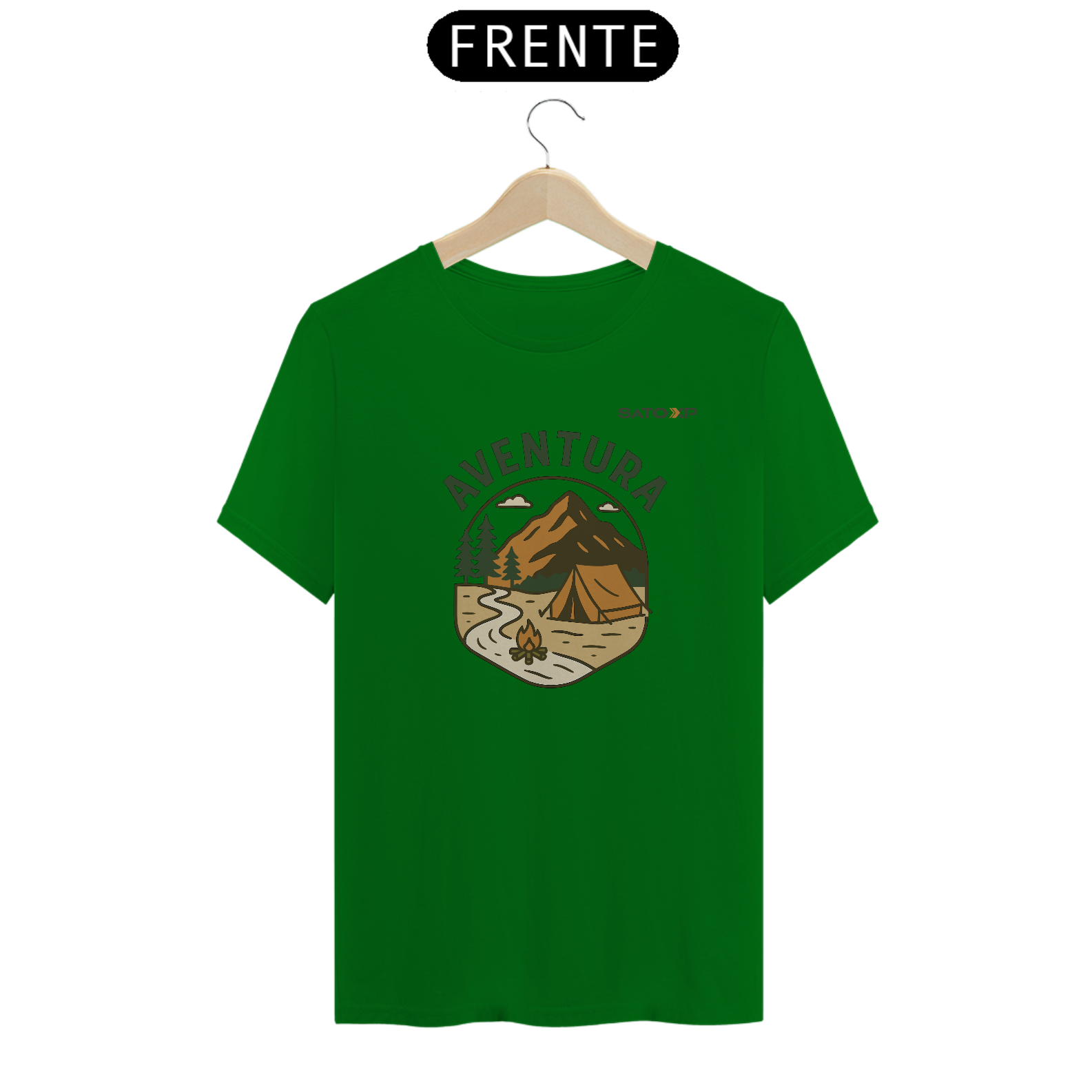 Nome do produto: Camiseta Aventura - Onde o Caminho é o Destino