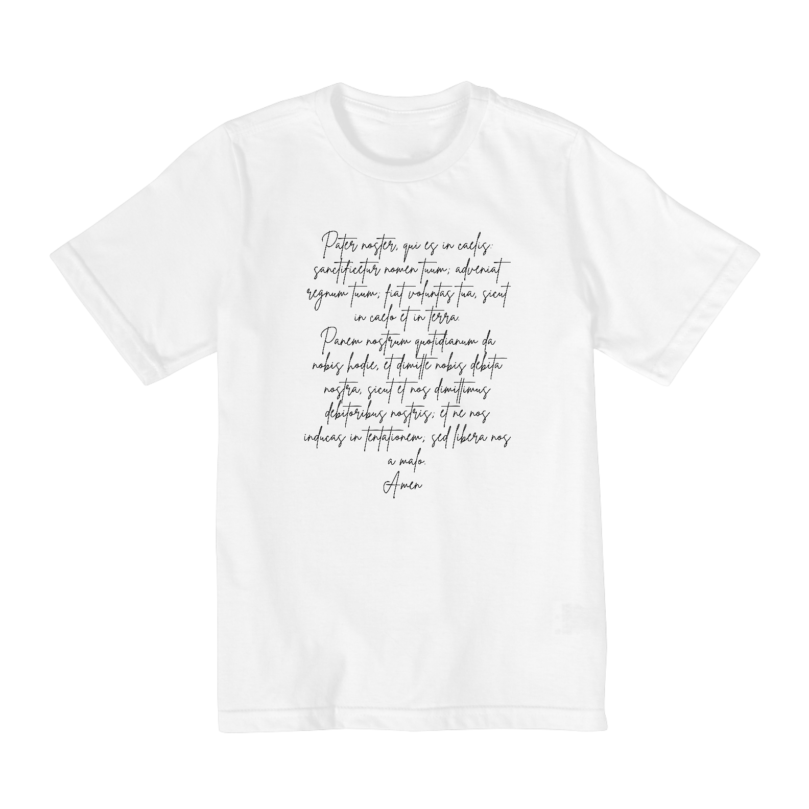 Nome do produto: Camiseta Infantil Pai Nosso