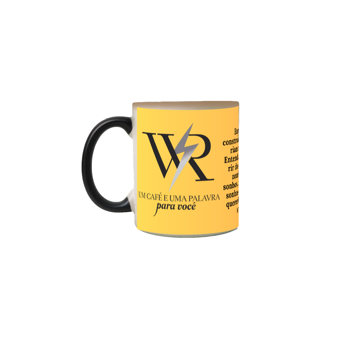 Nome do produto: CANECA MÁGICA #02 - UM CAFÉ E UMA PALAVRA PARA VOCÊ