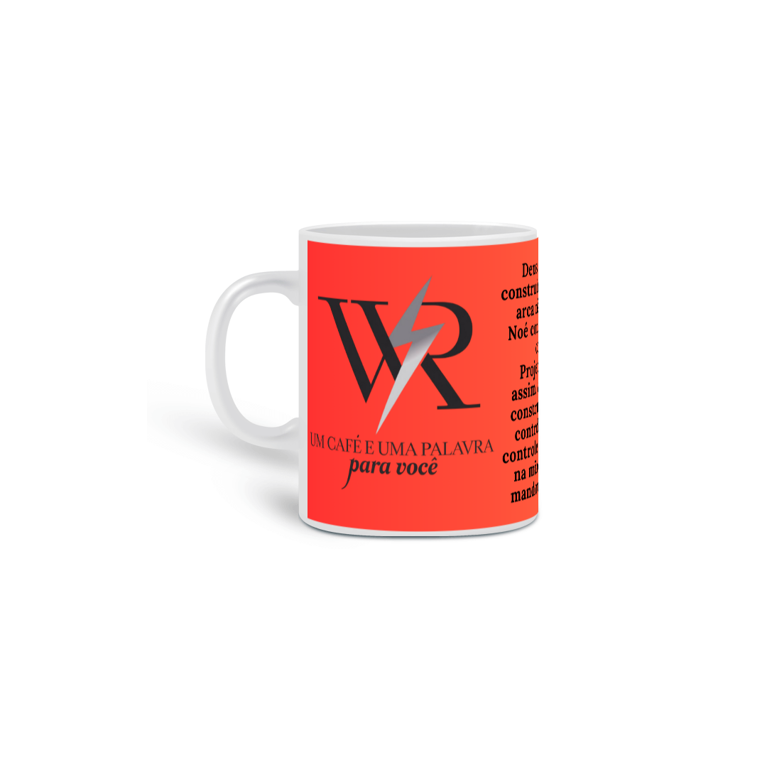 Nome do produto: CANECA 04 - UM CAFÉ E UMA PALAVRA PARA VOCÊ 