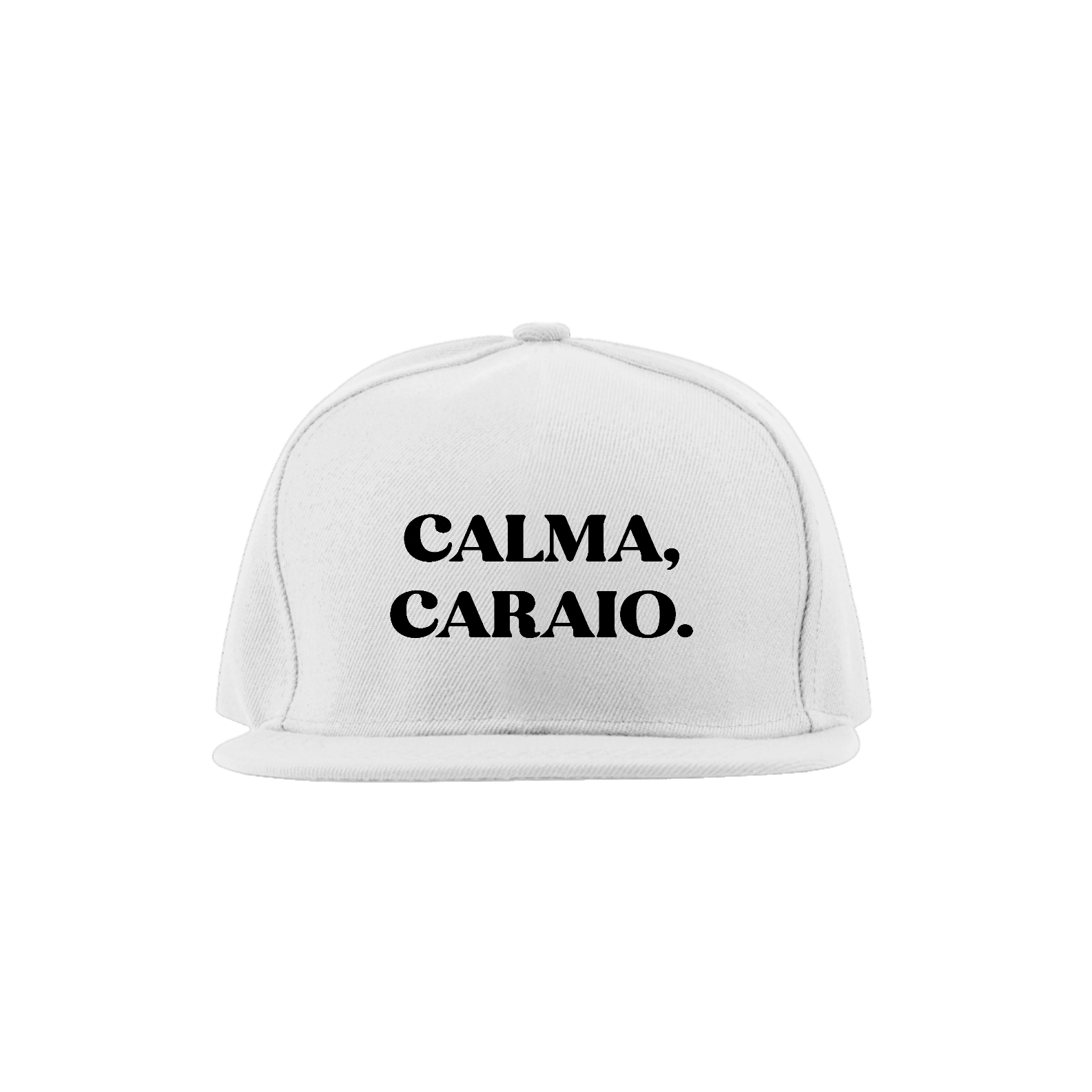 Nome do produto: Boné - Quality - BRANCO - Calma Caraio
