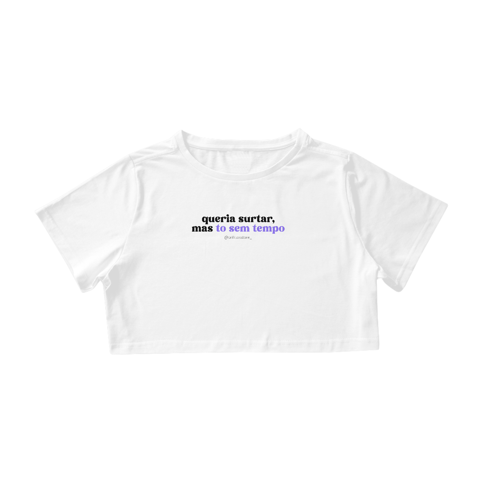 Nome do produto: Cropped - BRANCO - Surtar