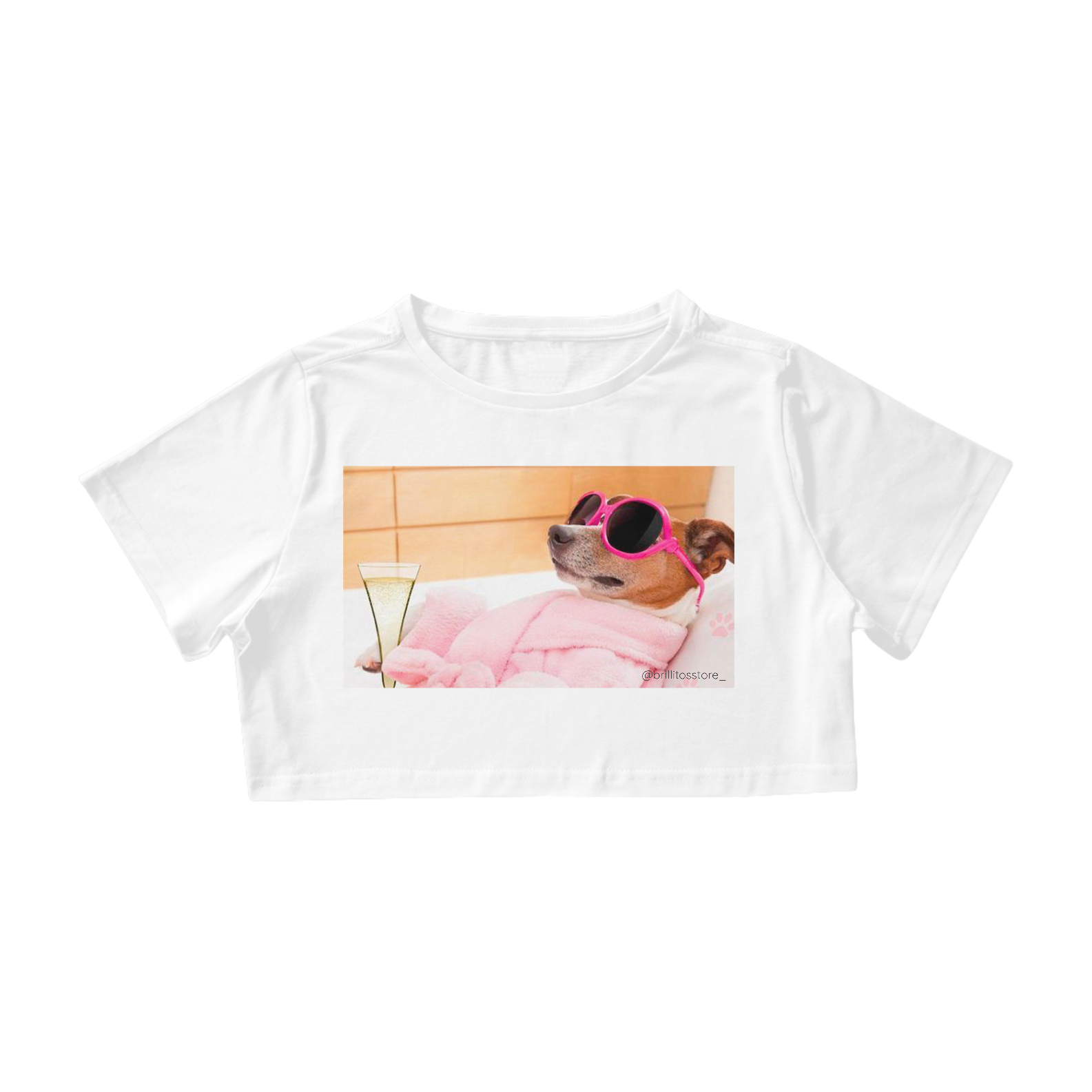 Nome do produto: Cropped - BRANCO - Patricinha