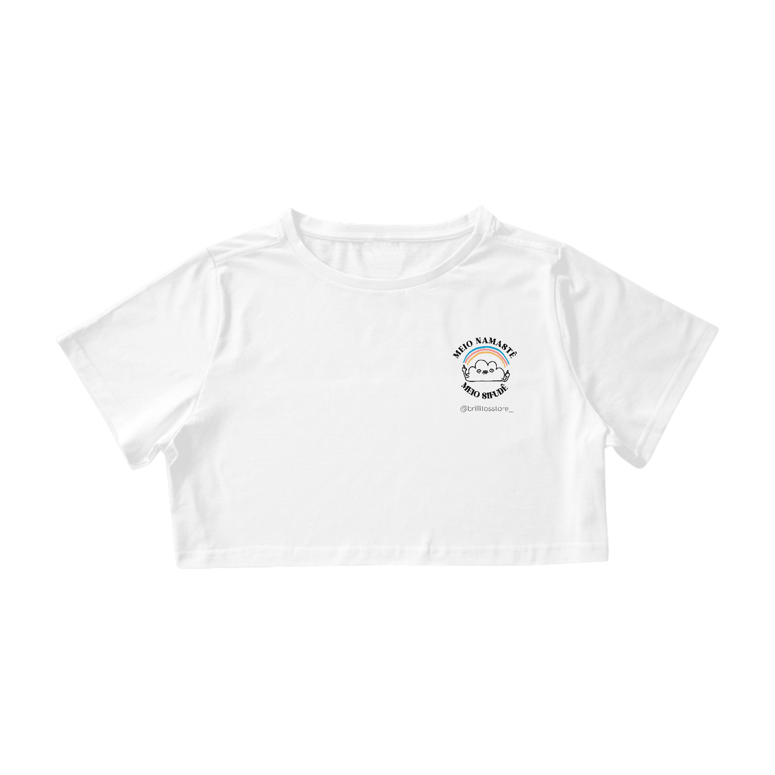 Nome do produto: Cropped - BRANCO - Namastê