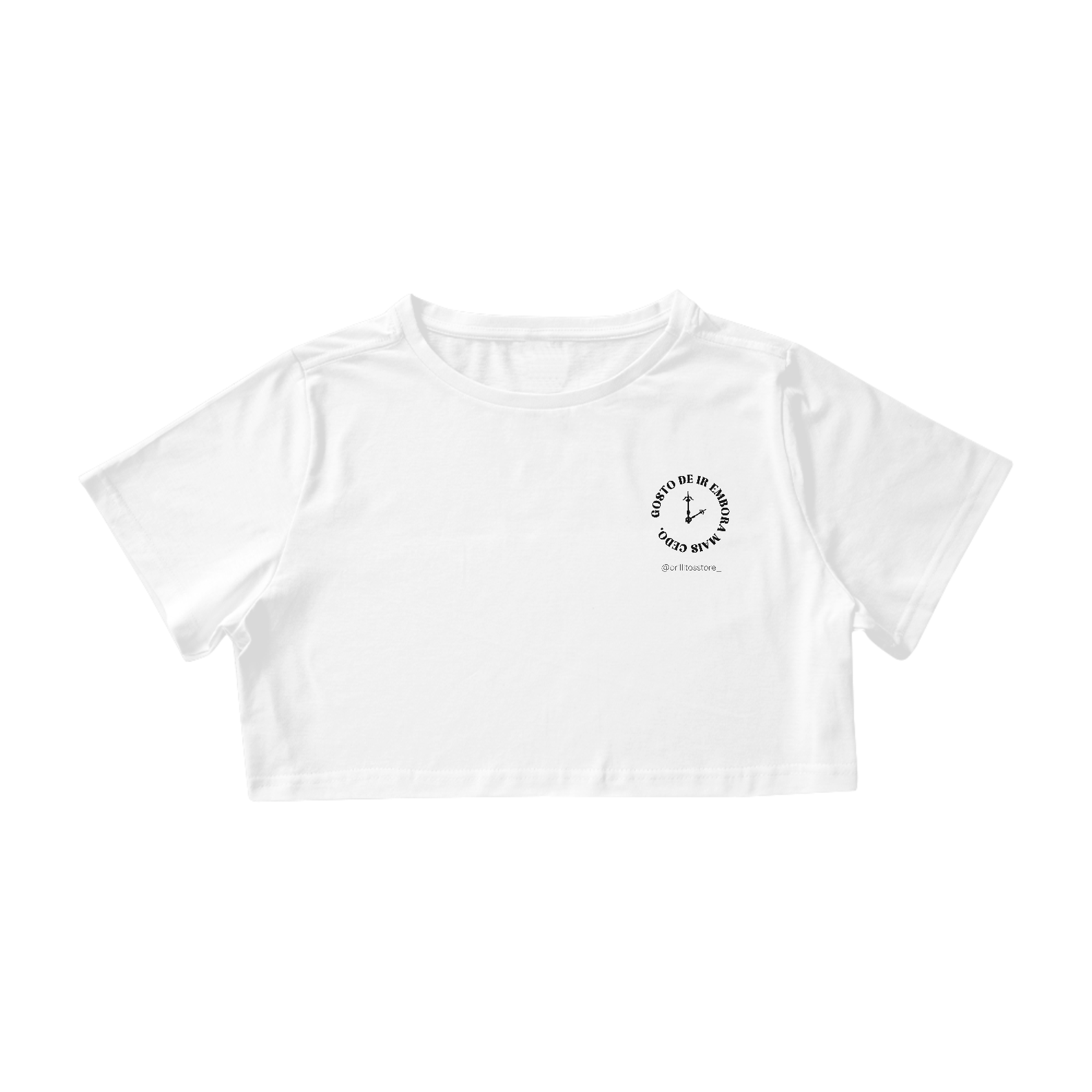 Nome do produto: Cropped - BRANCO - Embora cedo 