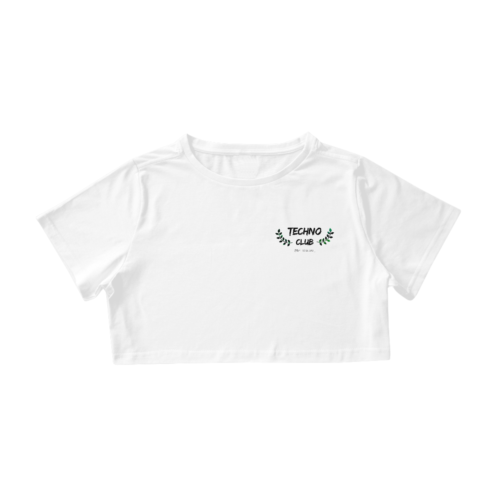 Nome do produto: Cropped - BRANCO - Techno Club