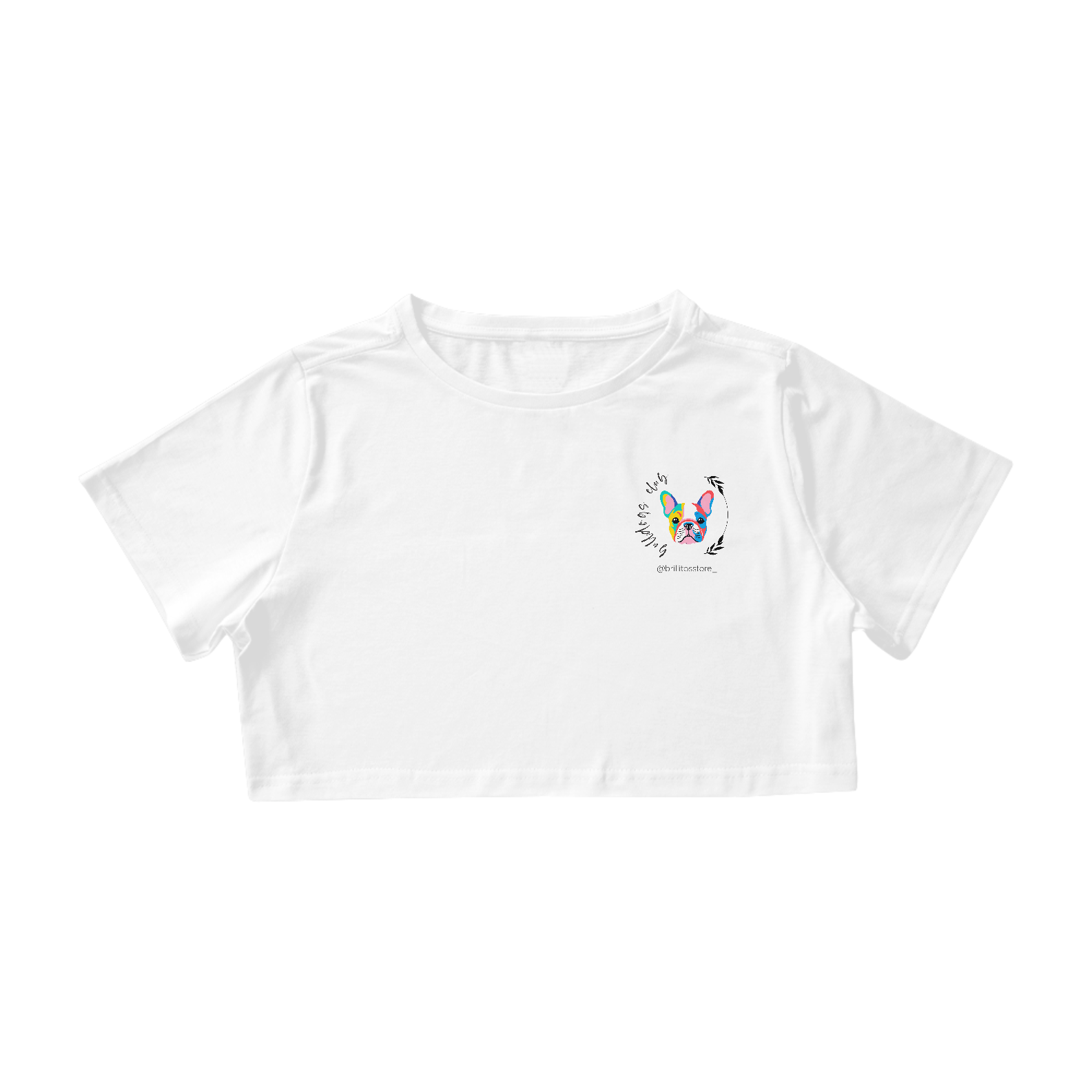 Nome do produto: Cropped - BRANCO - Bulldogs Club