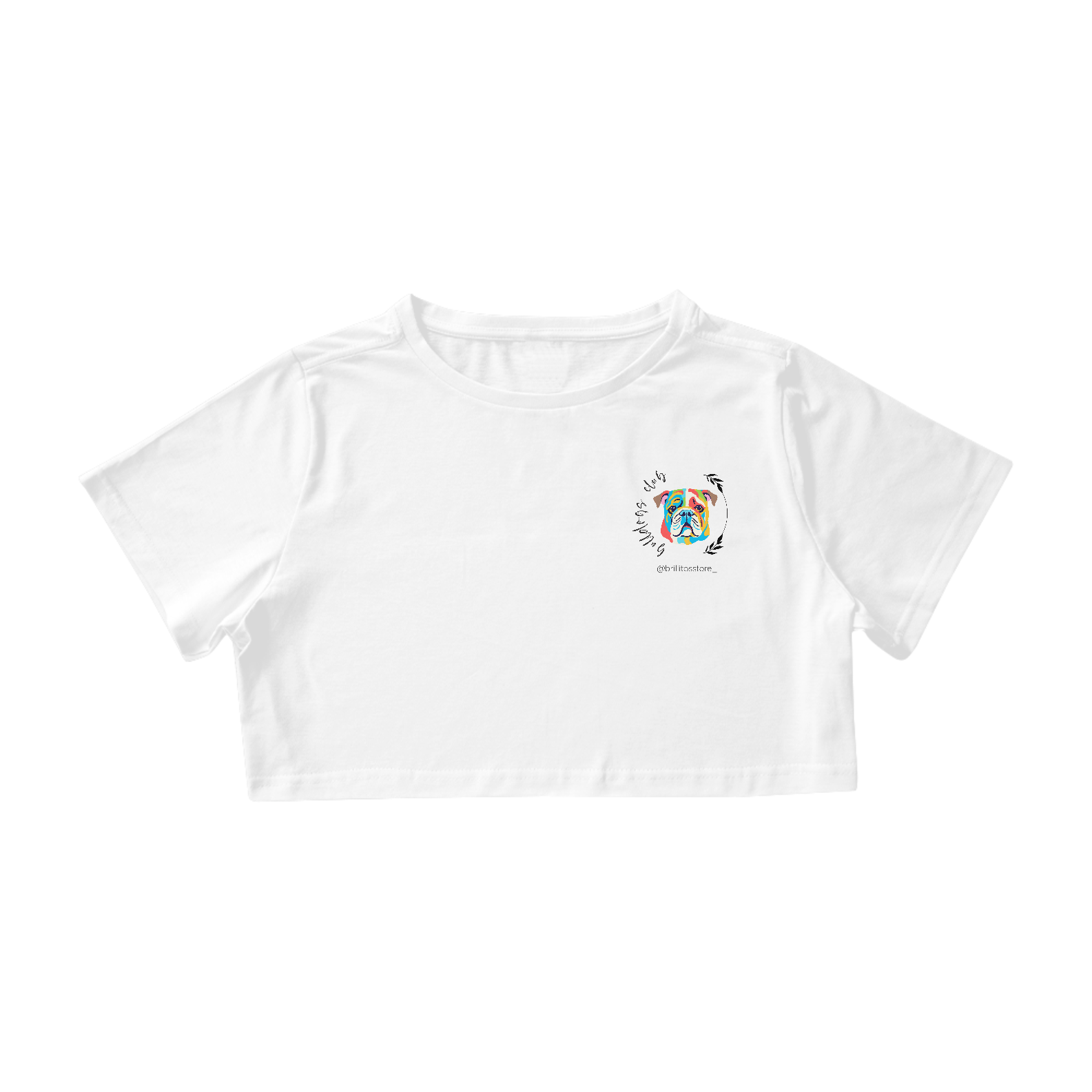 Nome do produto: Cropped - BRANCO - Bulldogs Club