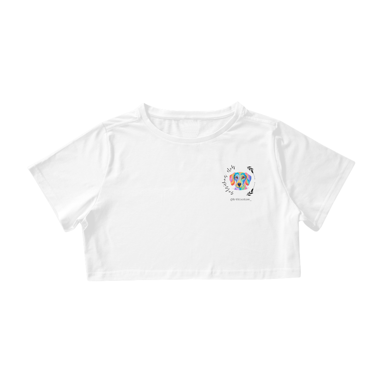 Nome do produto: Cropped - BRANCO - Salsichas Club