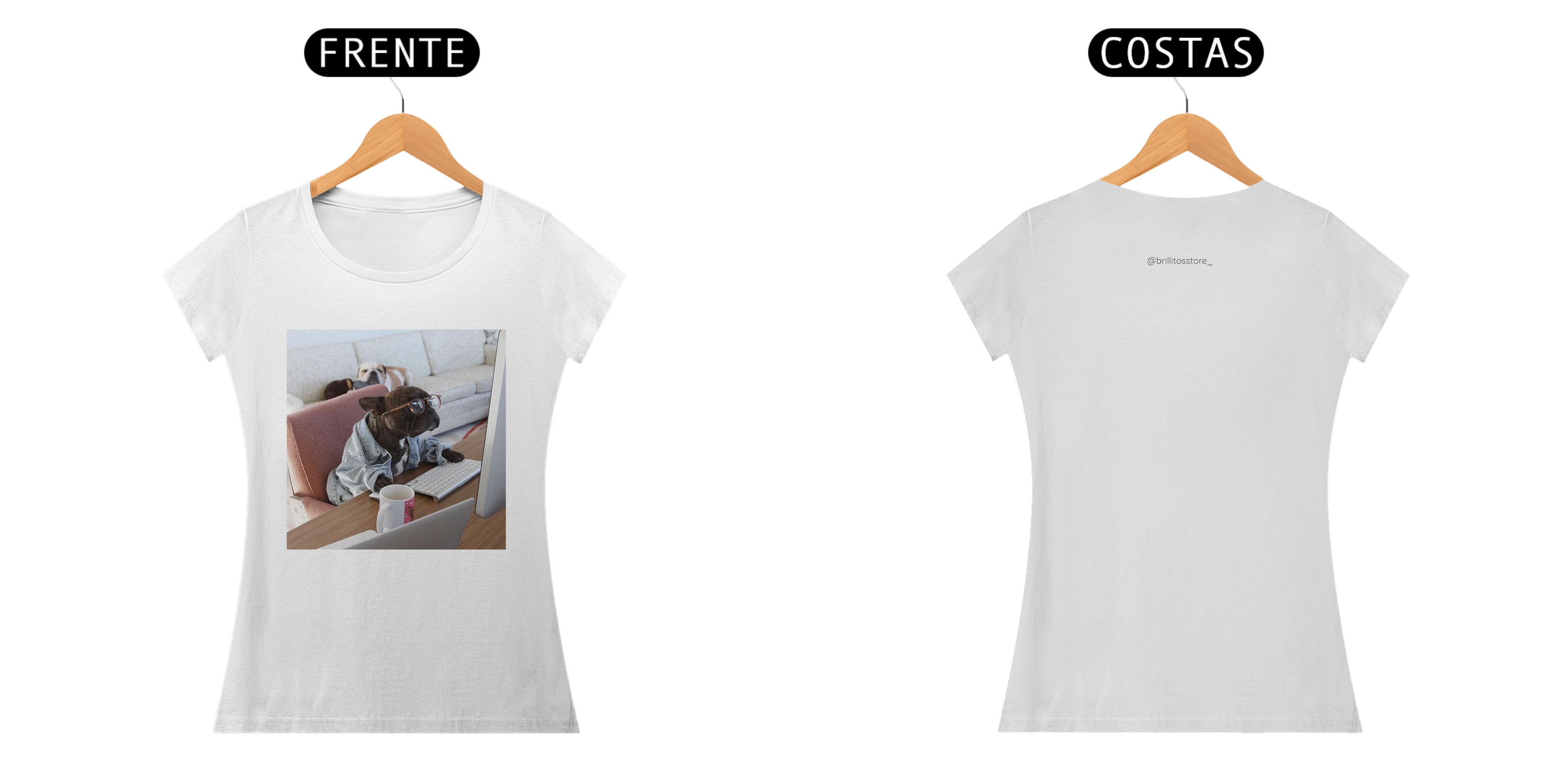 Nome do produto: Babe Long Quality - Dog Work - BRANCO