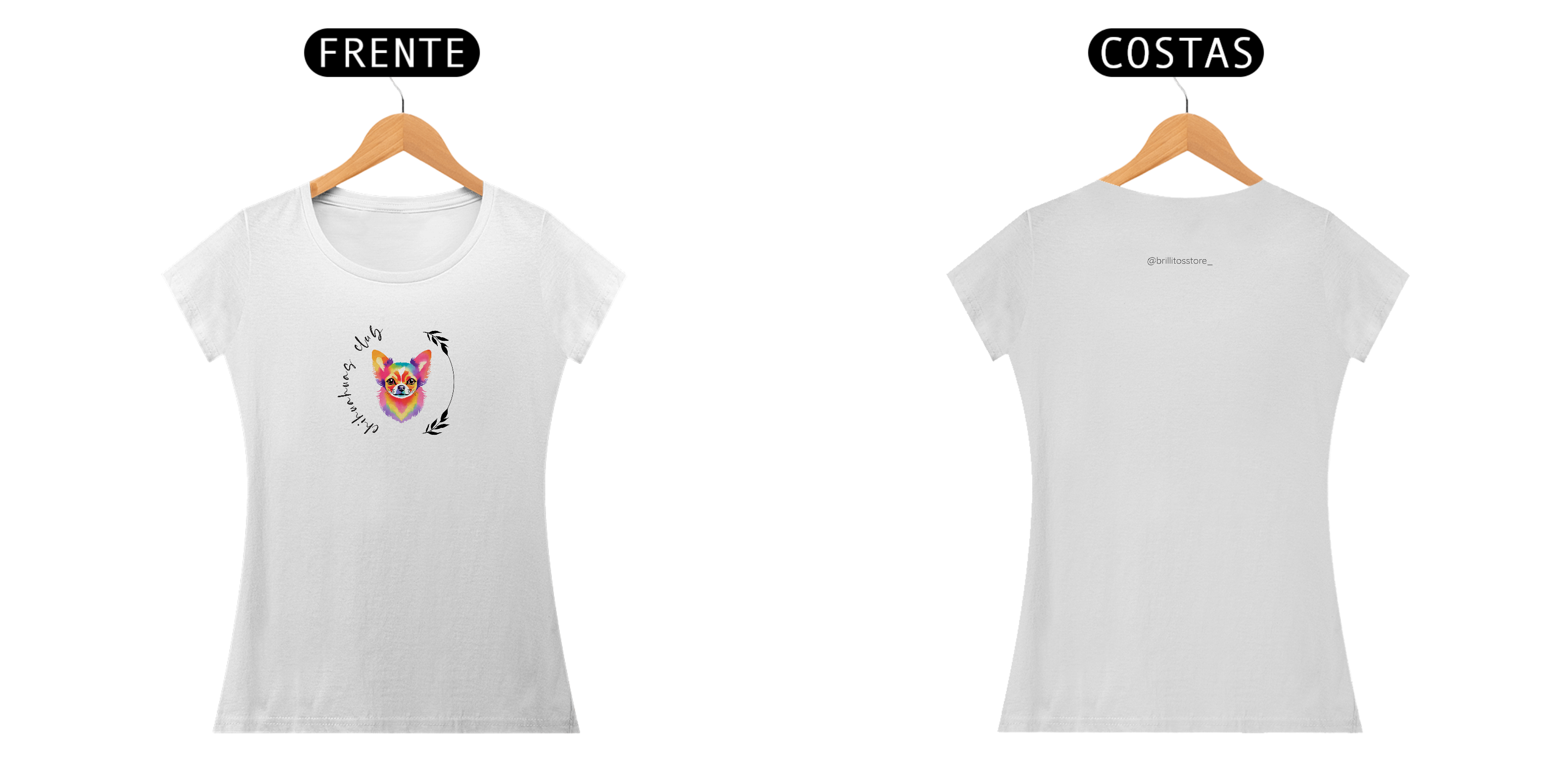 Nome do produto: Babe Long Quality - Chihuahua Club - BRANCO