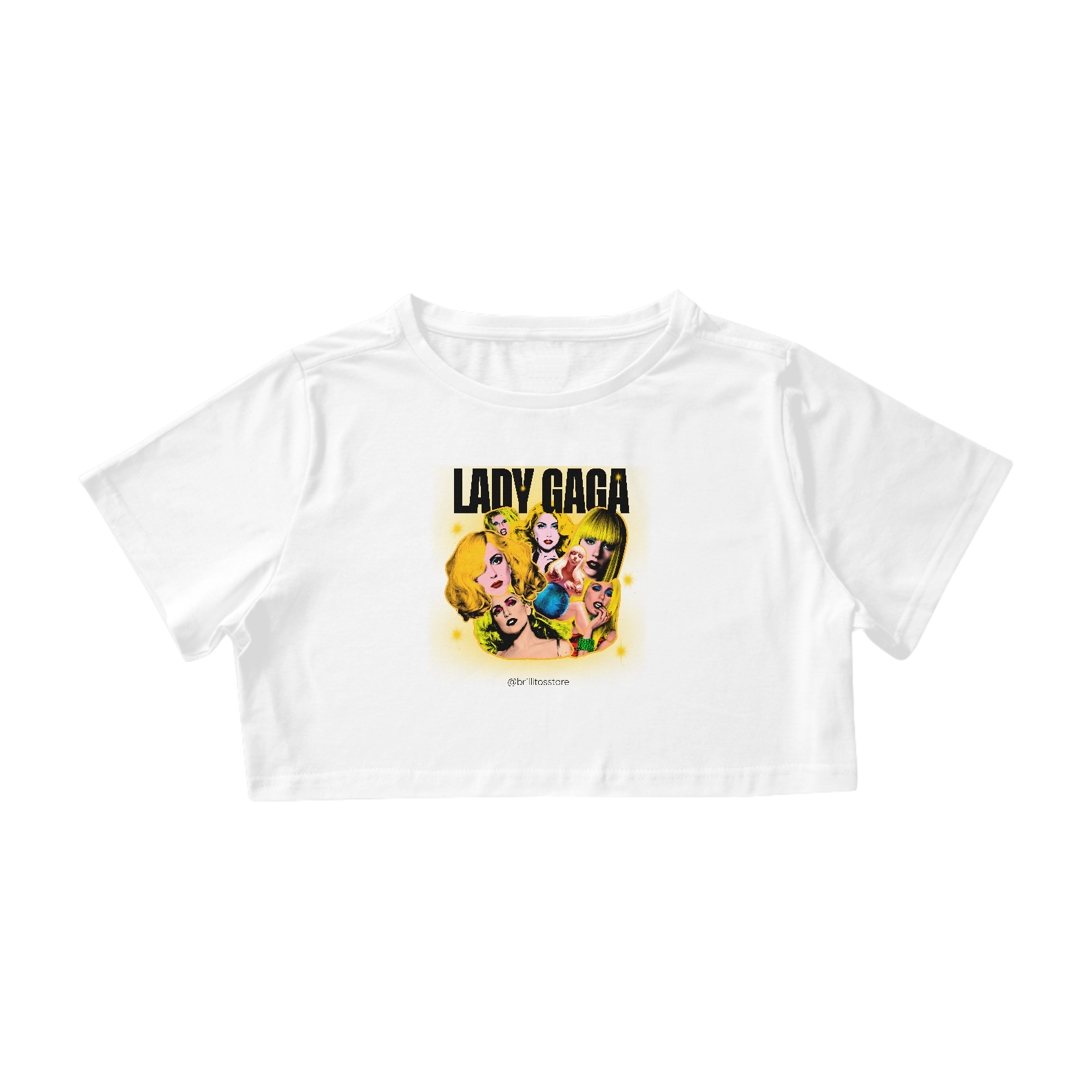 Nome do produto: Cropped - BRANCO - Gaga in Rio