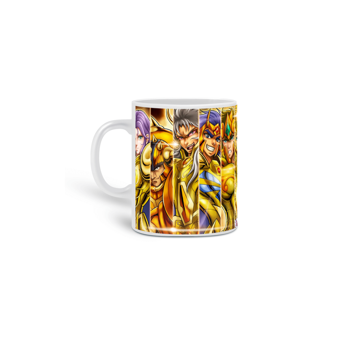 Nome do produto: Caneca Cavaleiros do Zodíaco II