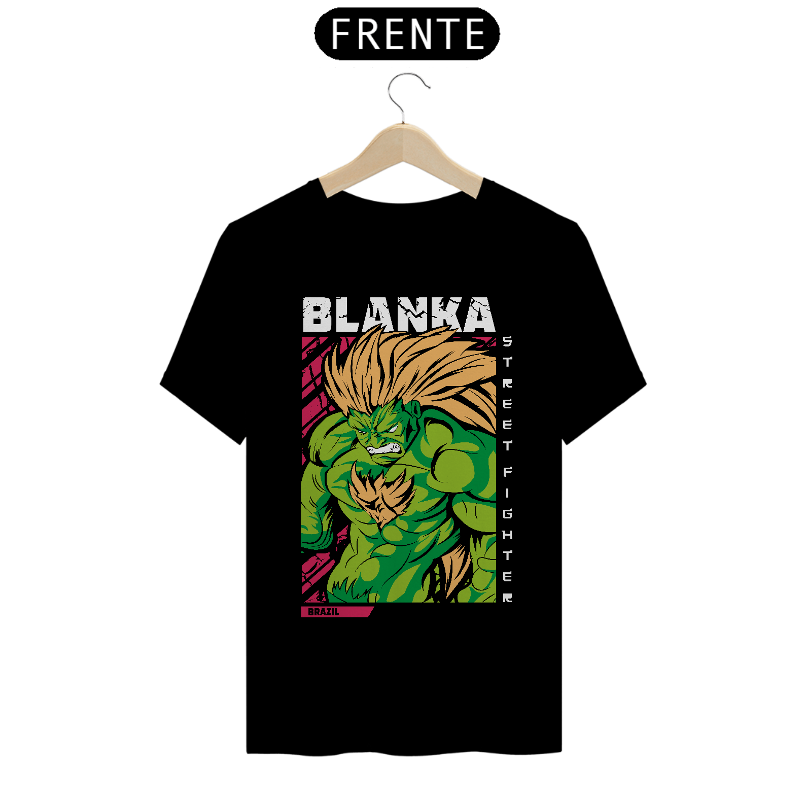 Nome do produto: Camiseta SF Blanka