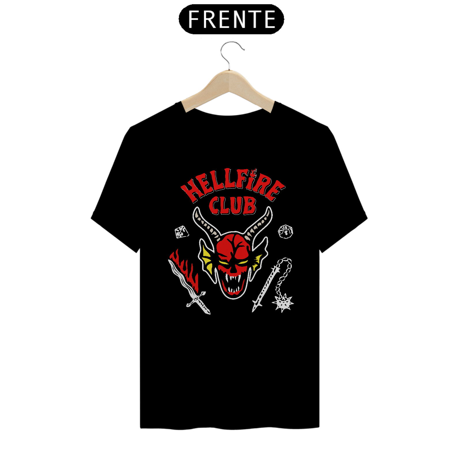 Nome do produto: Camiseta Hellfire Club