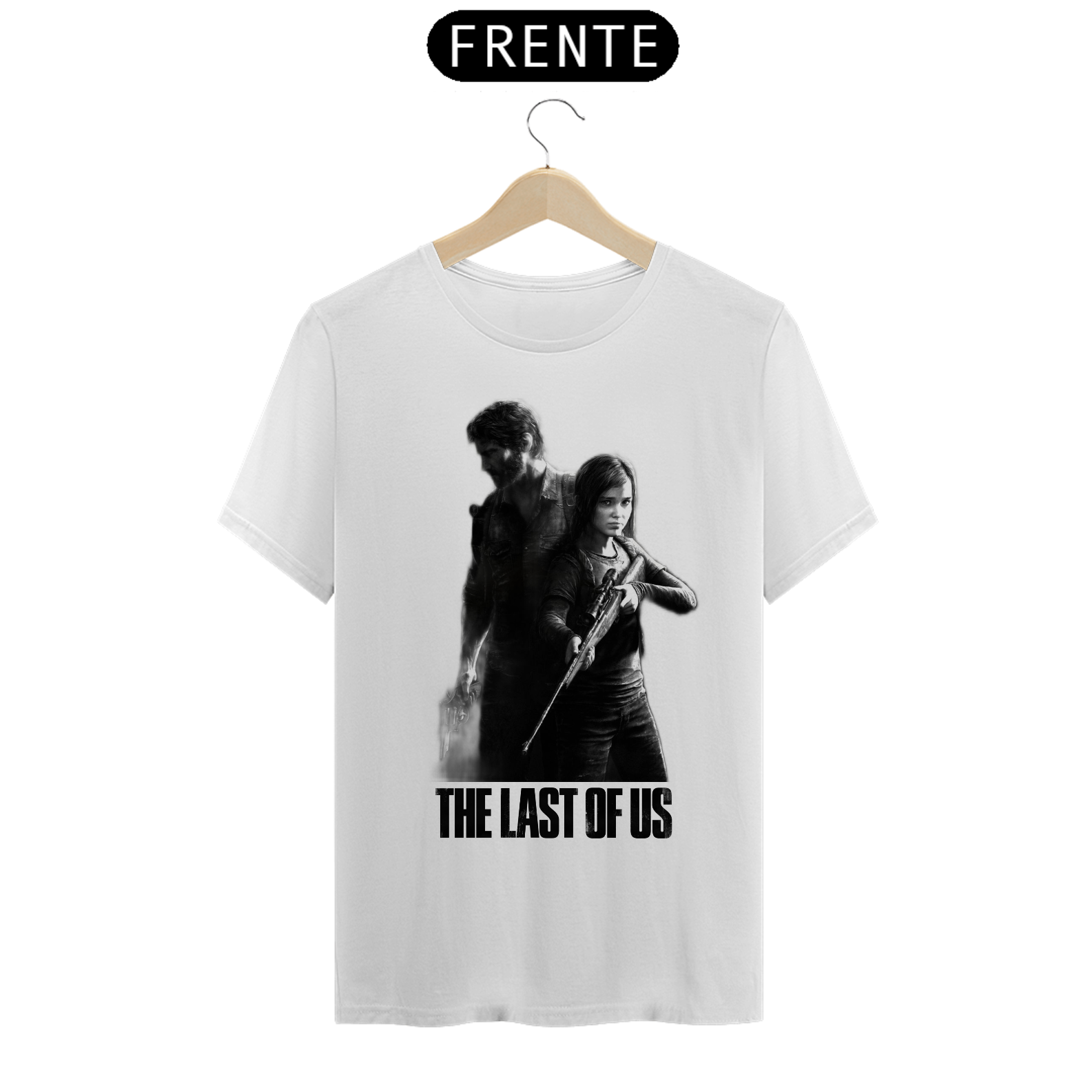 Nome do produto: Camiseta de The Last of Us Joel e Ellie