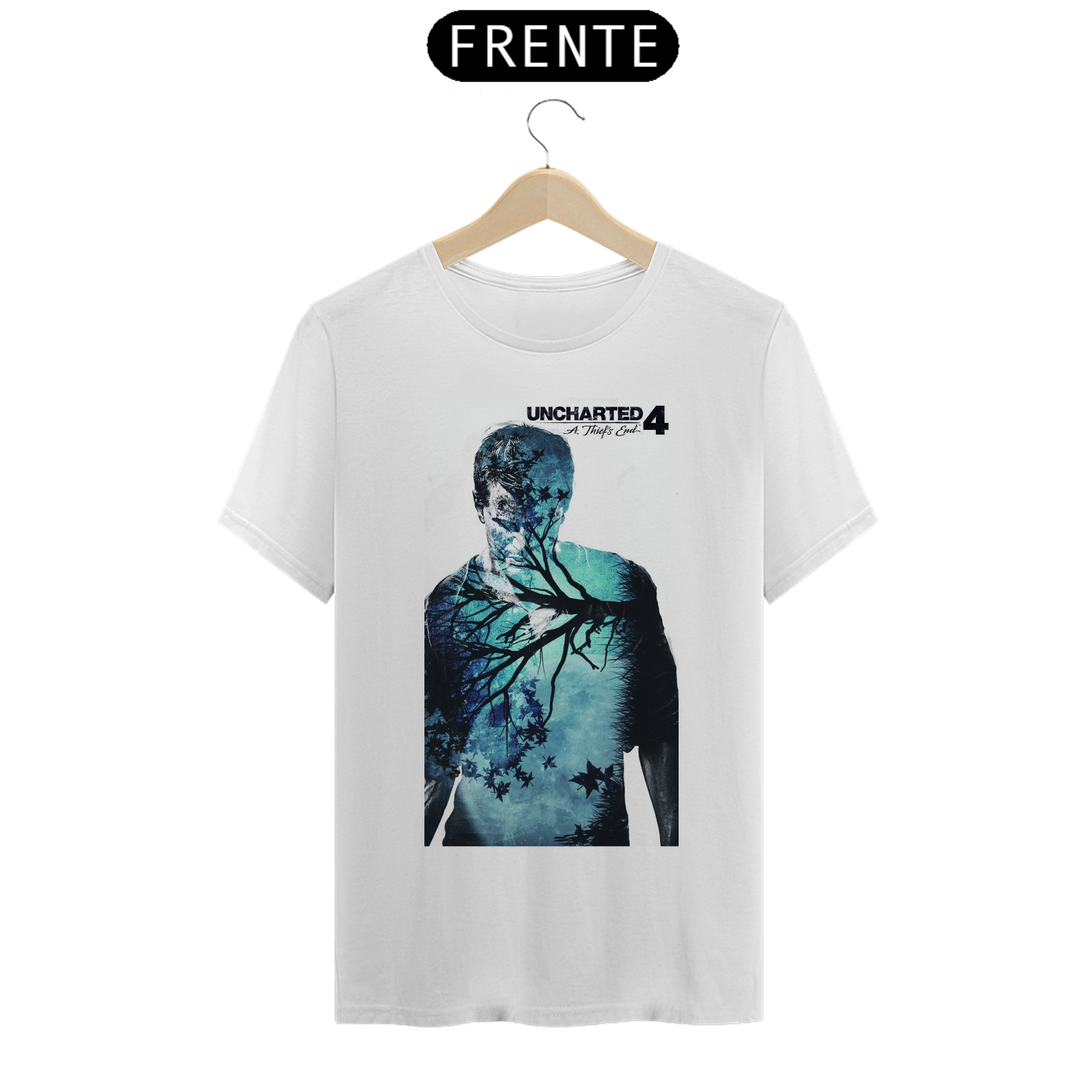 Nome do produto: Camiseta de Uncharted Nathan Drake