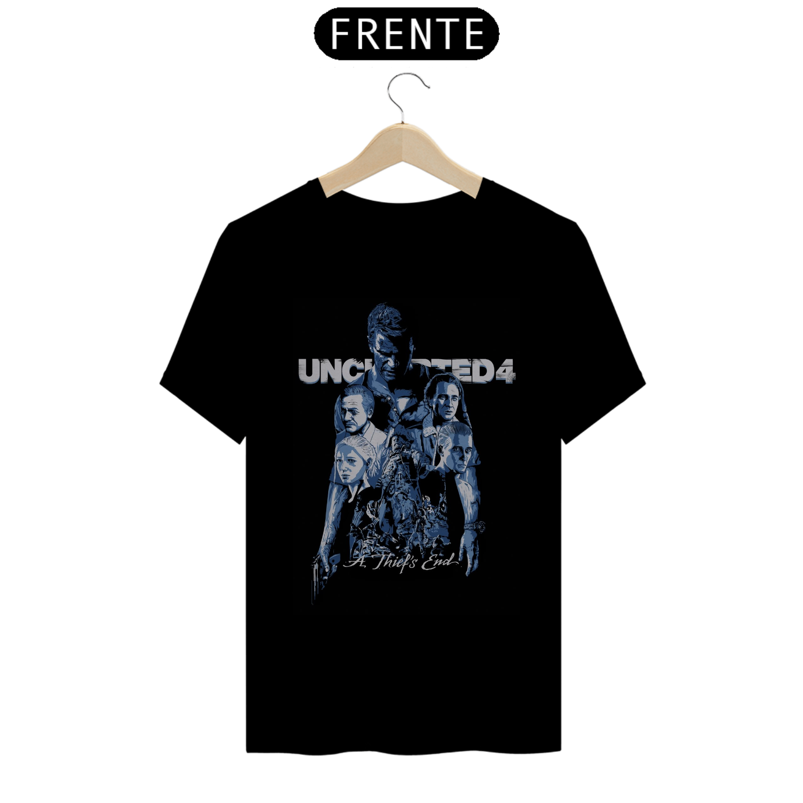 Nome do produto: Camiseta de Uncharted Nathan Drake