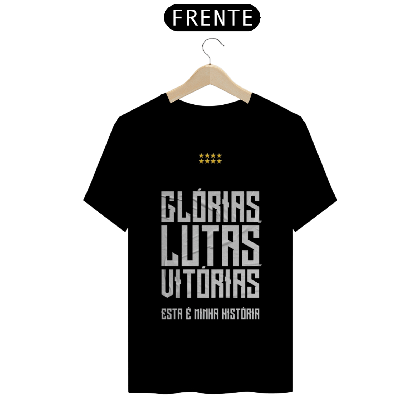 Nome do produto: T-Shirt Glorias Lutas Vitorias