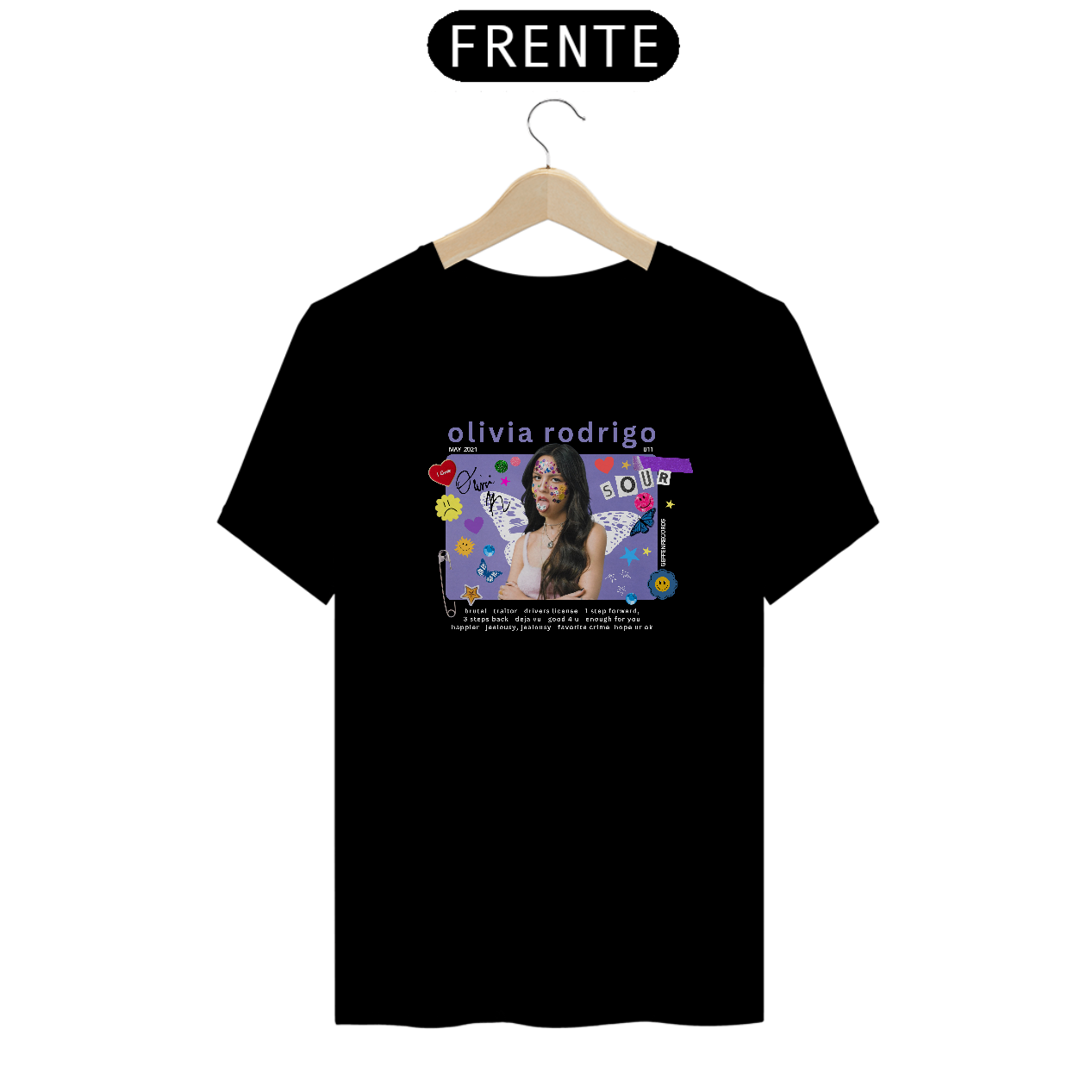 Nome do produto: Camiseta Olivia Rodrigo - SOUR [Classic]