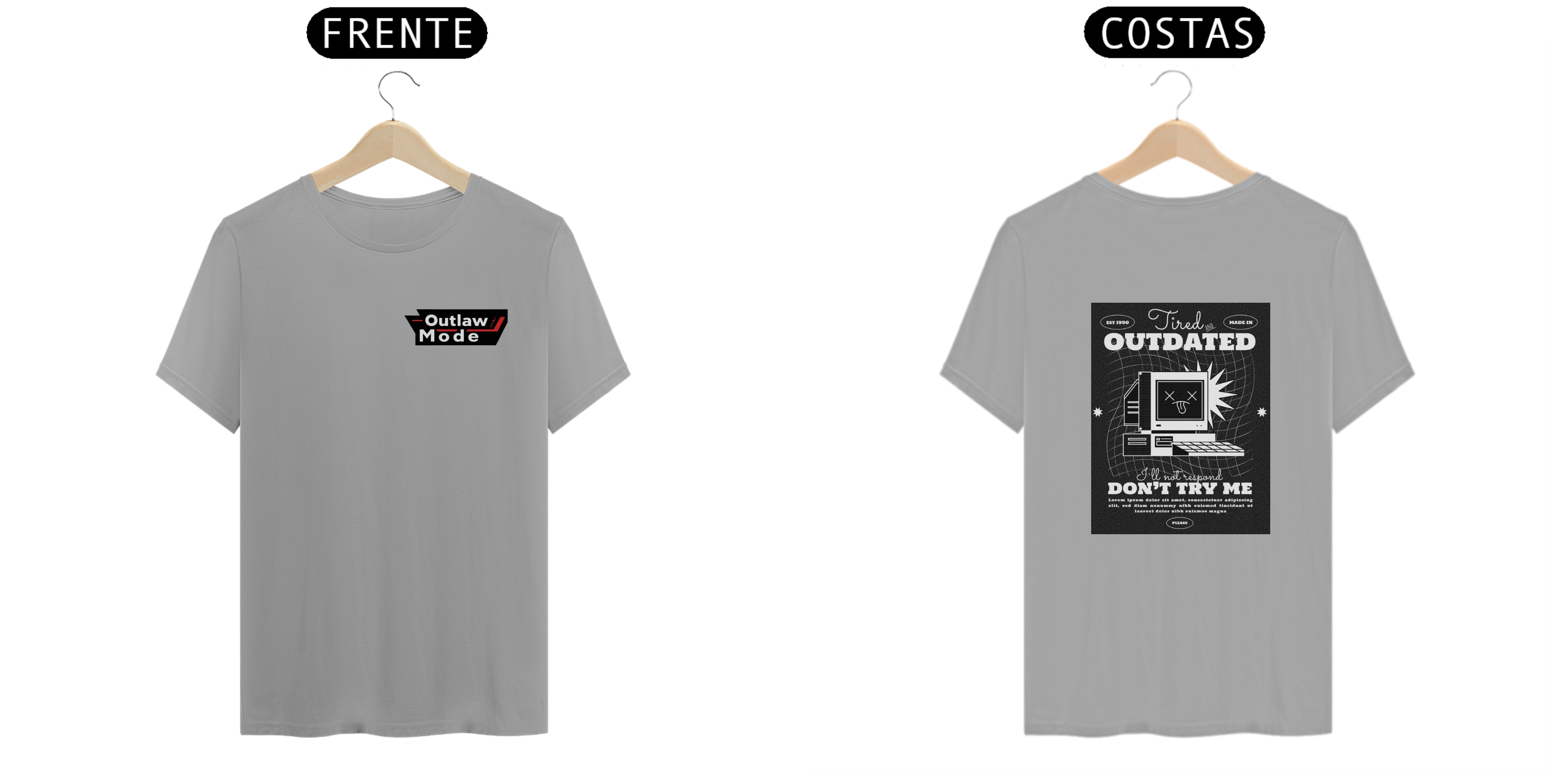 Nome do produto: T-shirt Quality Outlaw Mode Premium