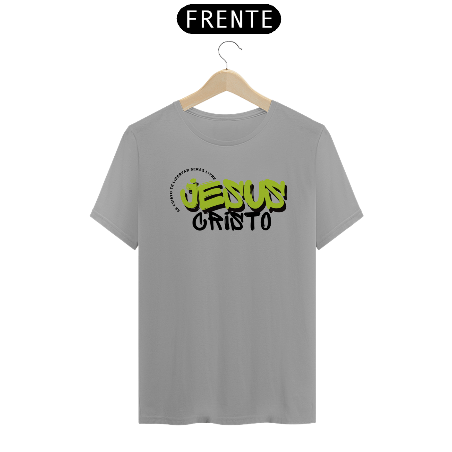 Nome do produto: Camisa JESUS CRISTo verde Lim (T-shirt Quality)