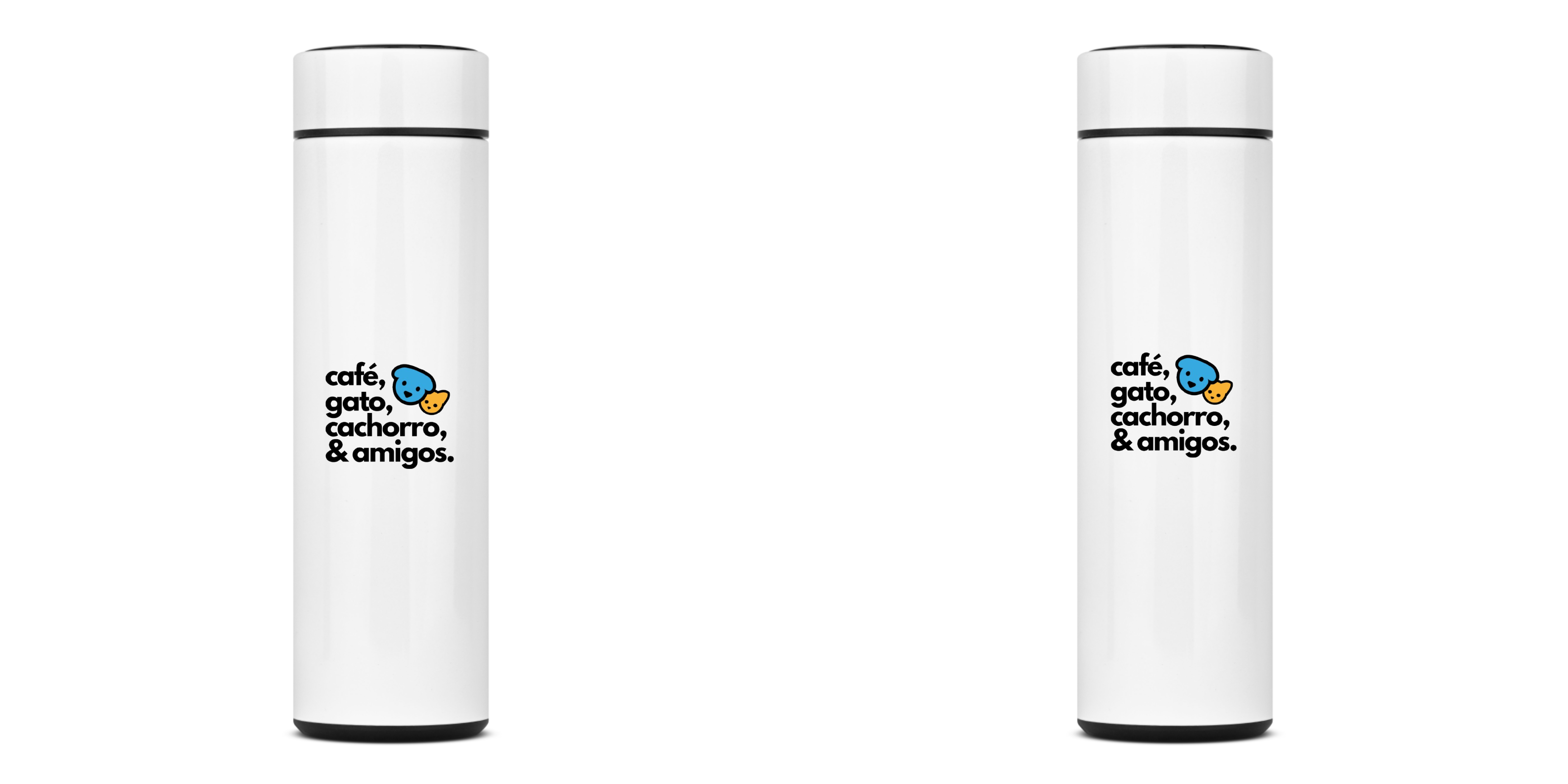 Nome do produto: CAFÉ, GATO,, CACHORRO E AMIGOS - TÉRMICA