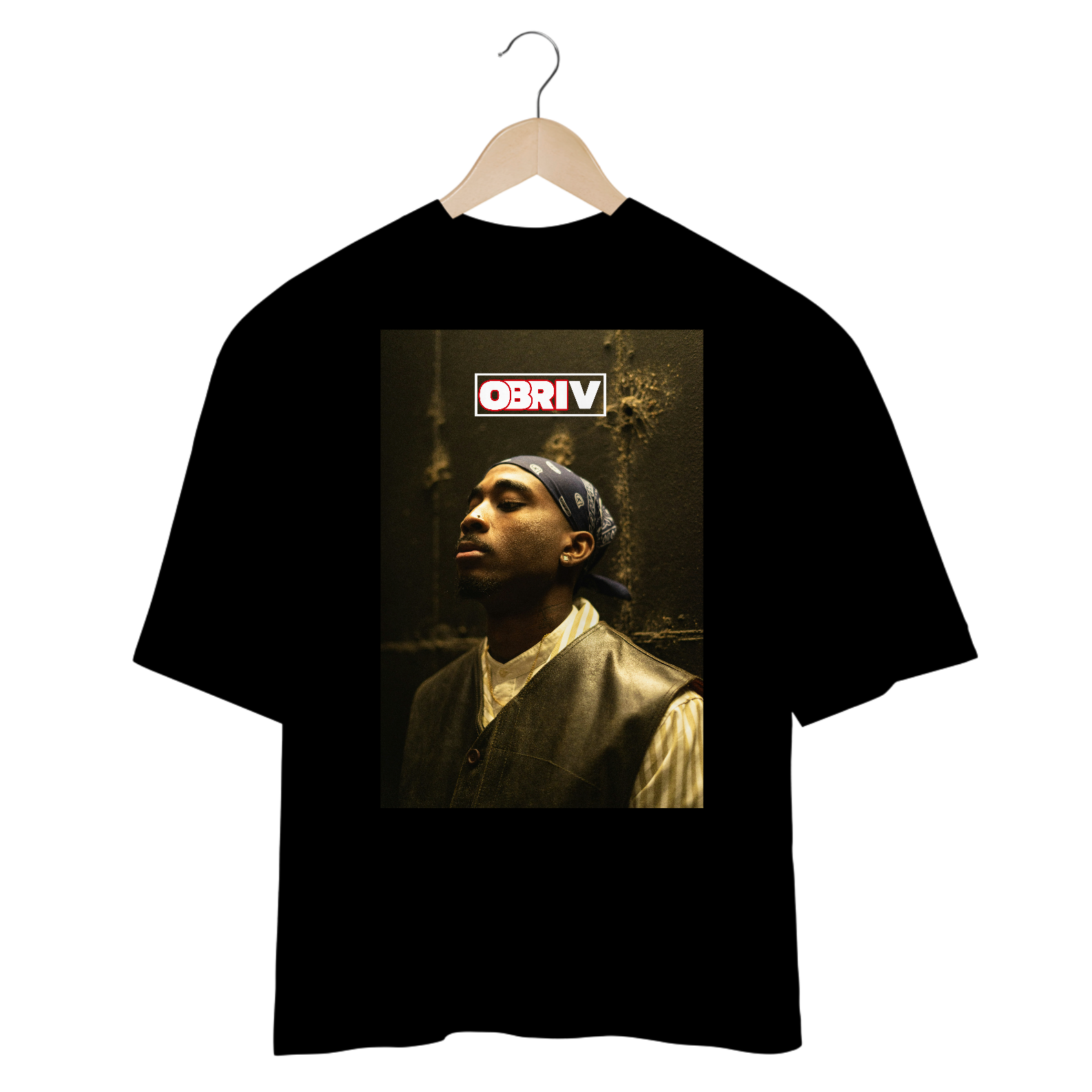 Nome do produto: Oversized Tupac Obriv Logo