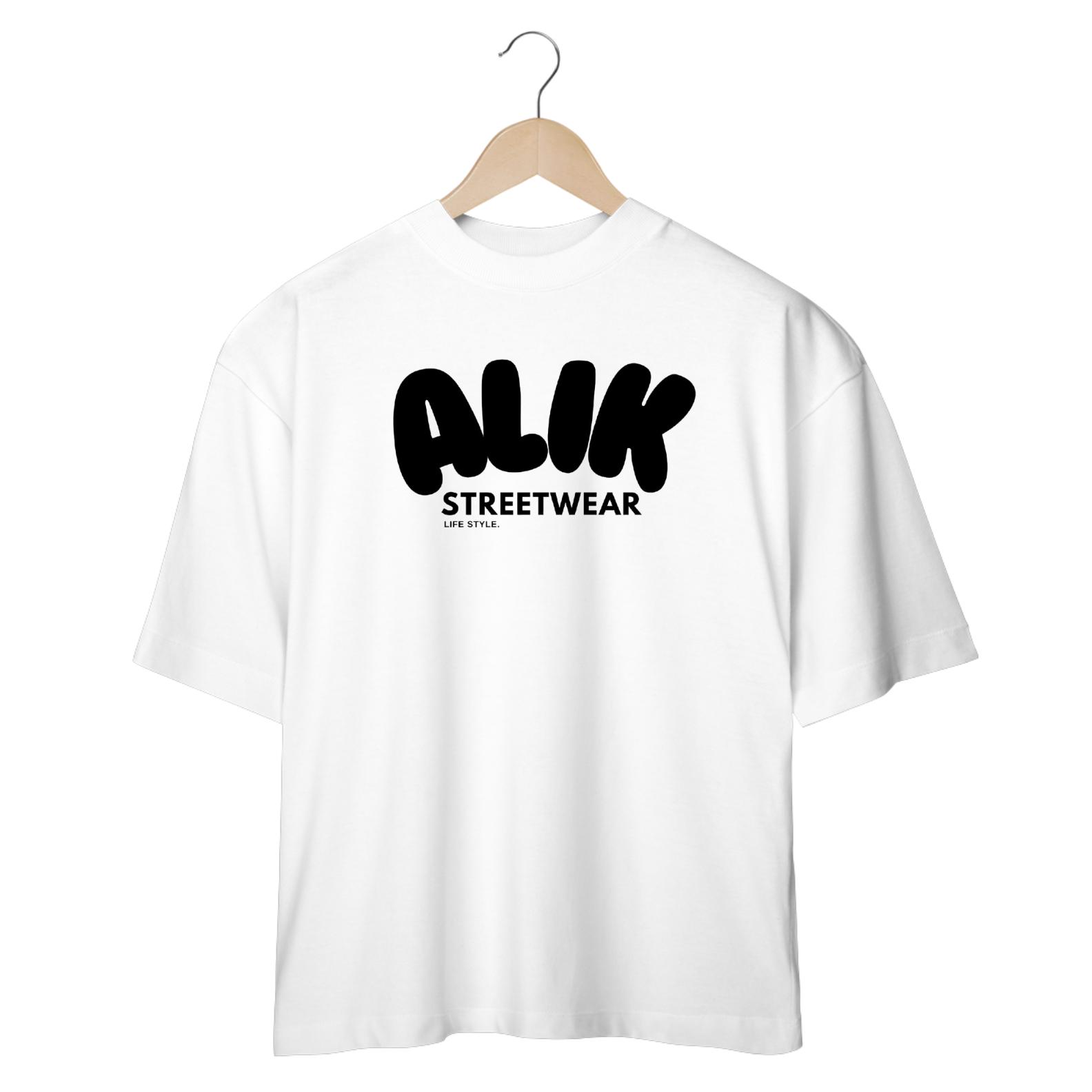 Nome do produto: Camiseta Oversized Alik flocado