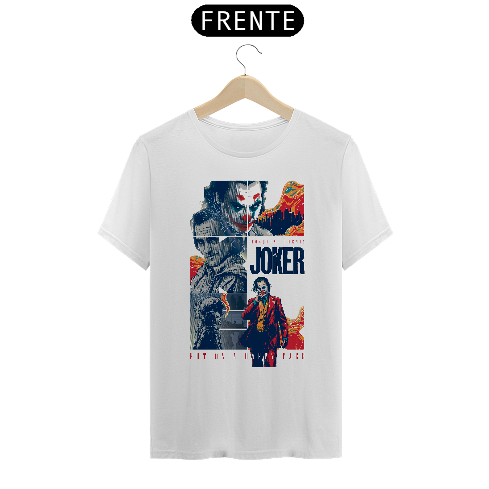 Camiseta Coringa - Put on a Happy Face