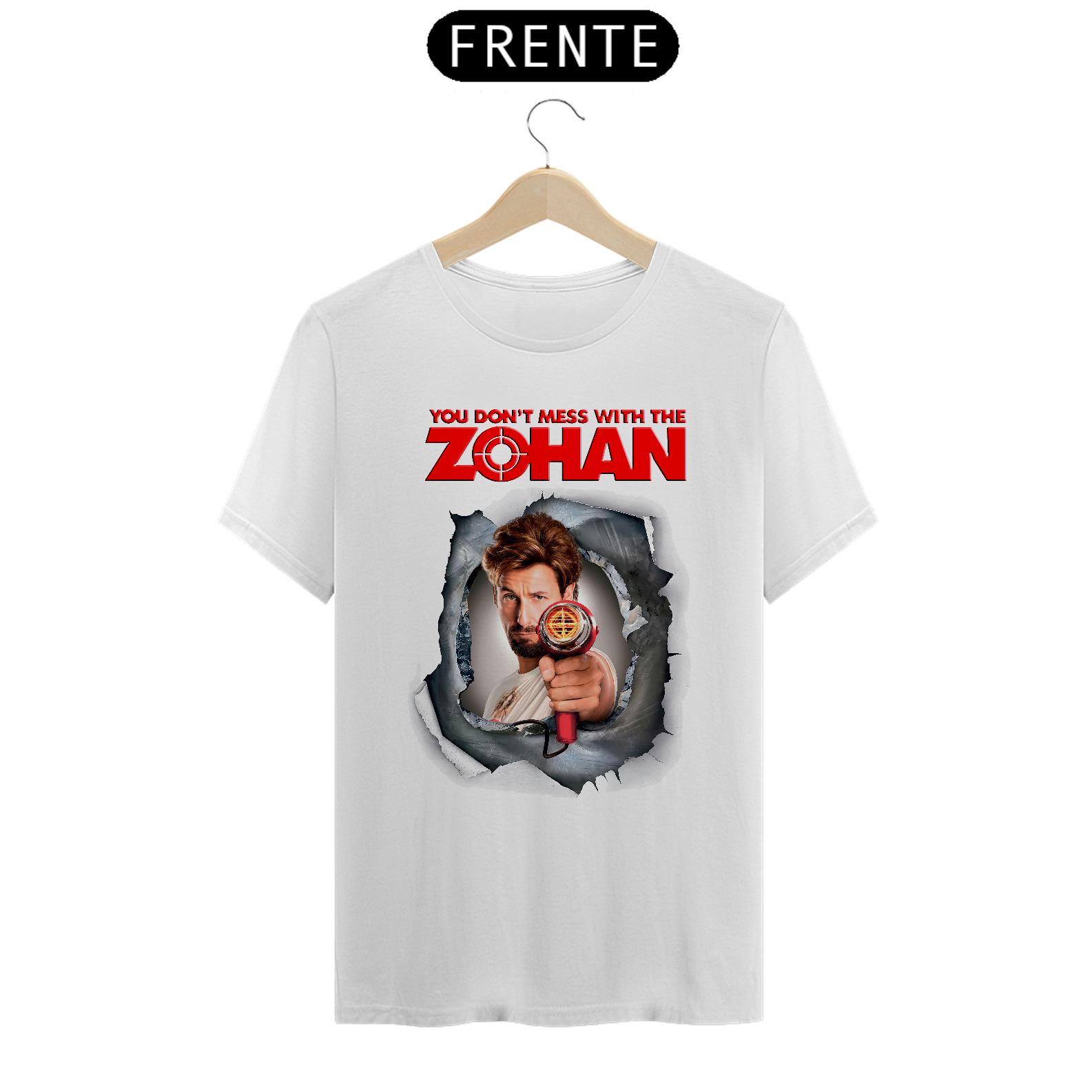 Camiseta Zohan - Um Agente Bom de Corte