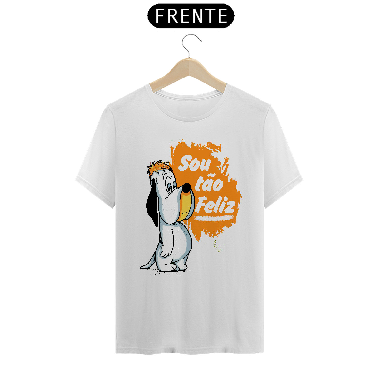 Camiseta Droopy - Sou Tão Feliz
