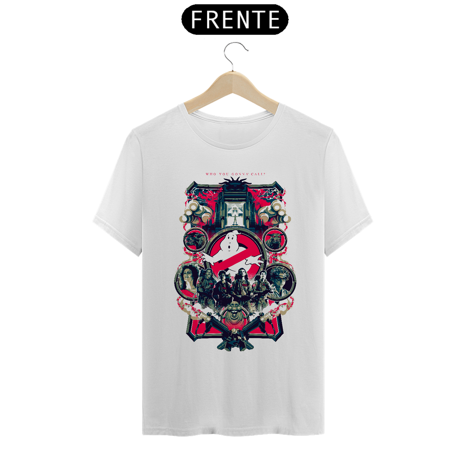 Camiseta Caça Fantasmas - Who You Gonna Call