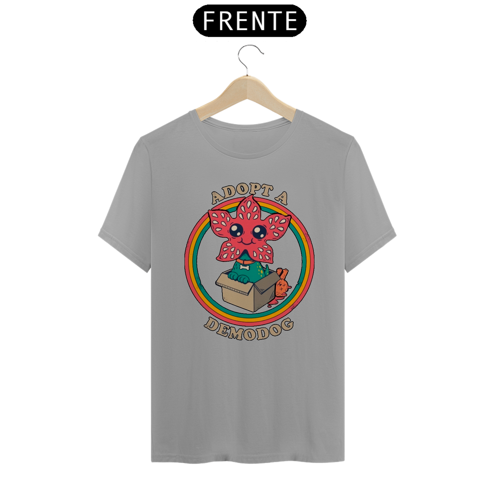 Camiseta Stranger Things - Adopt a Demodog