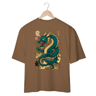 Camiseta Oversized - Dragão Japonês II - Coleção Especial 