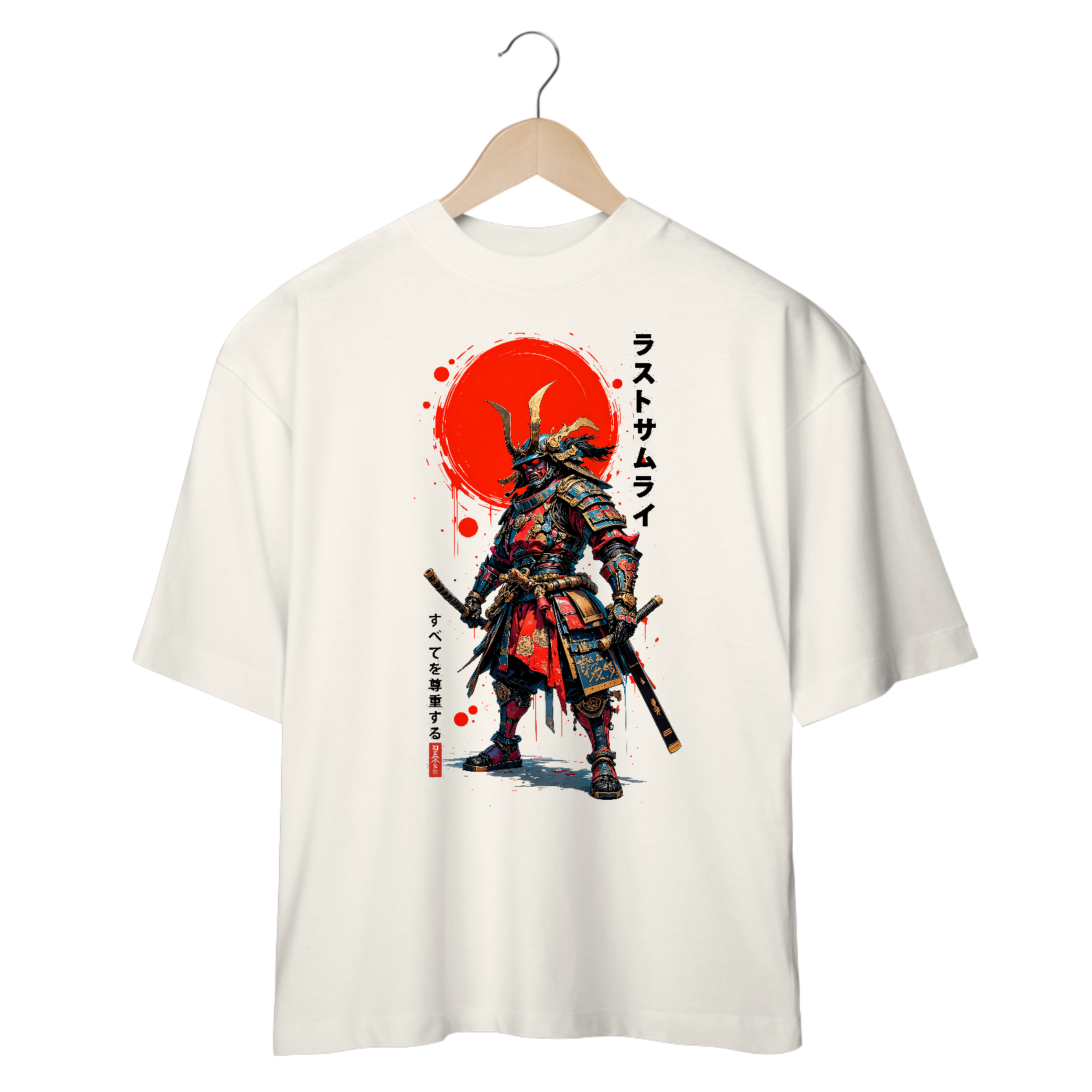 Camiseta Oversized - Samurai Spirit I - Coleção Especial 