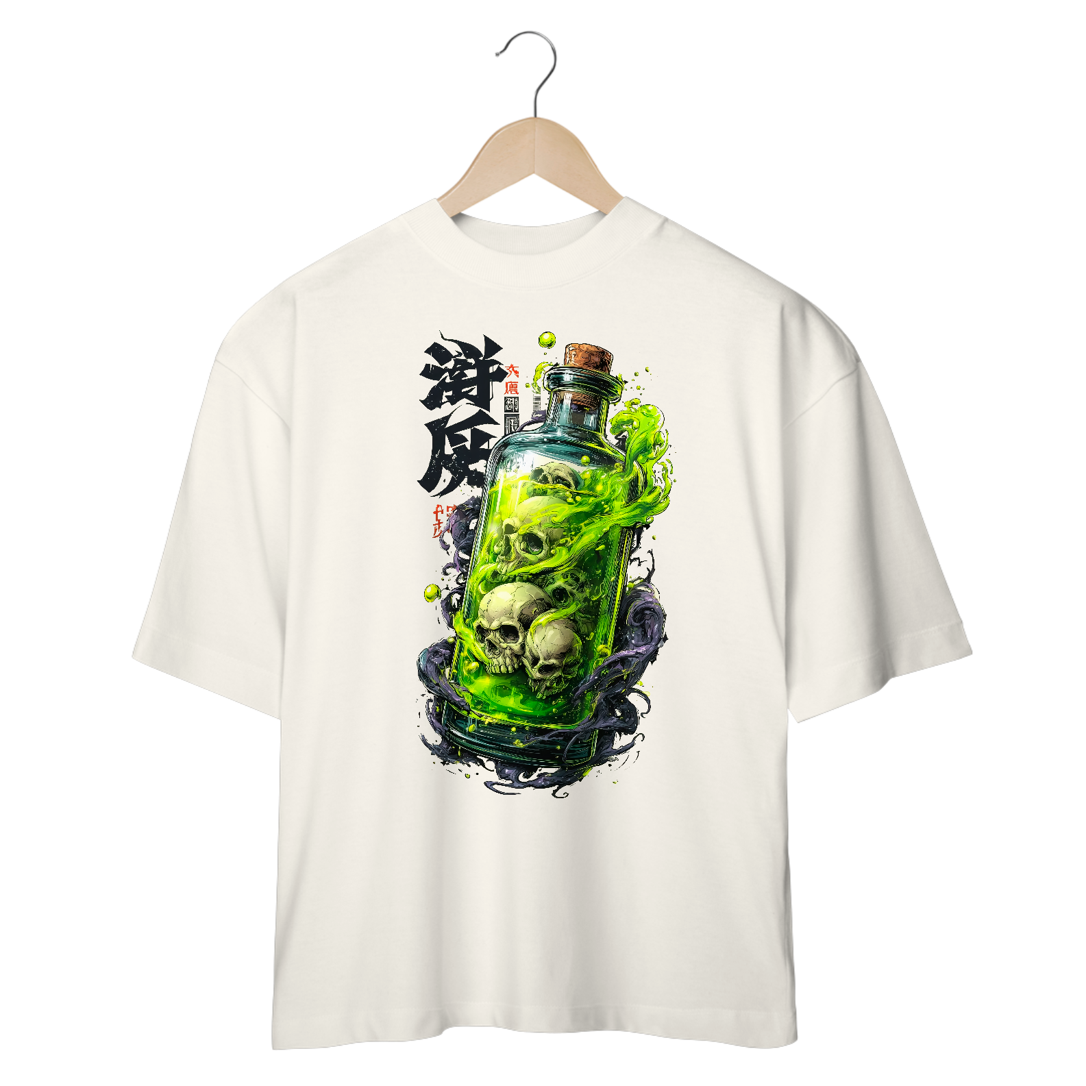 Camiseta Oversized - Skull - Coleção Especial 