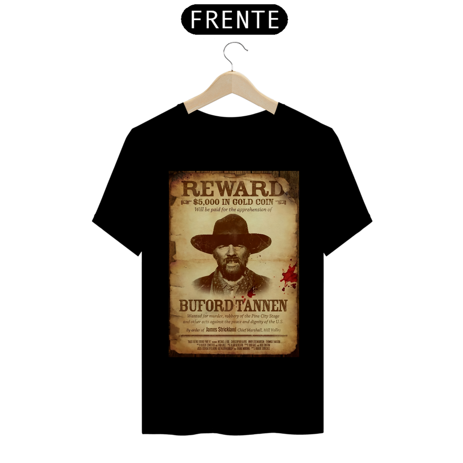 Camiseta Reward Buford Tanner - De Volta para o Futuro III