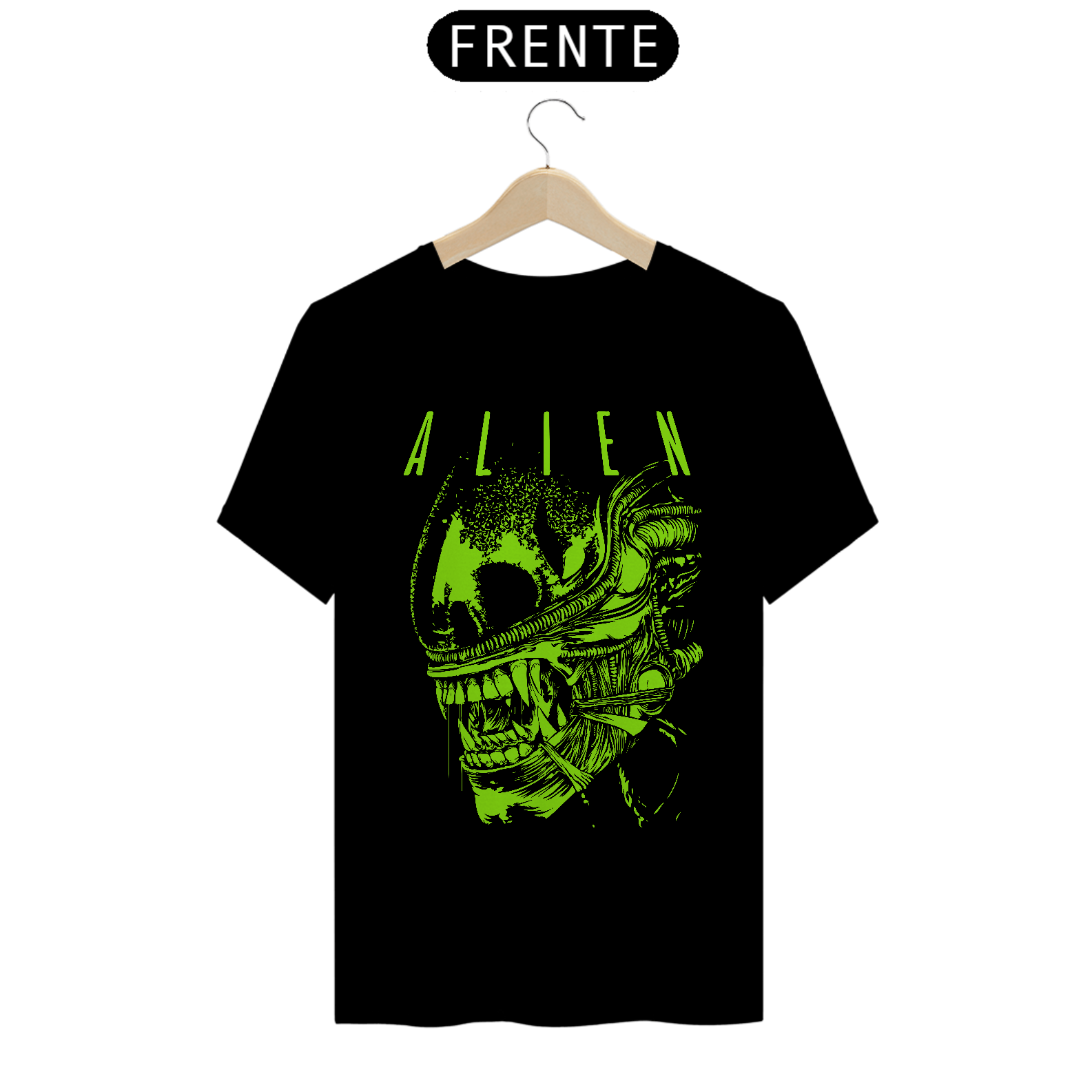 Camiseta Alien Green