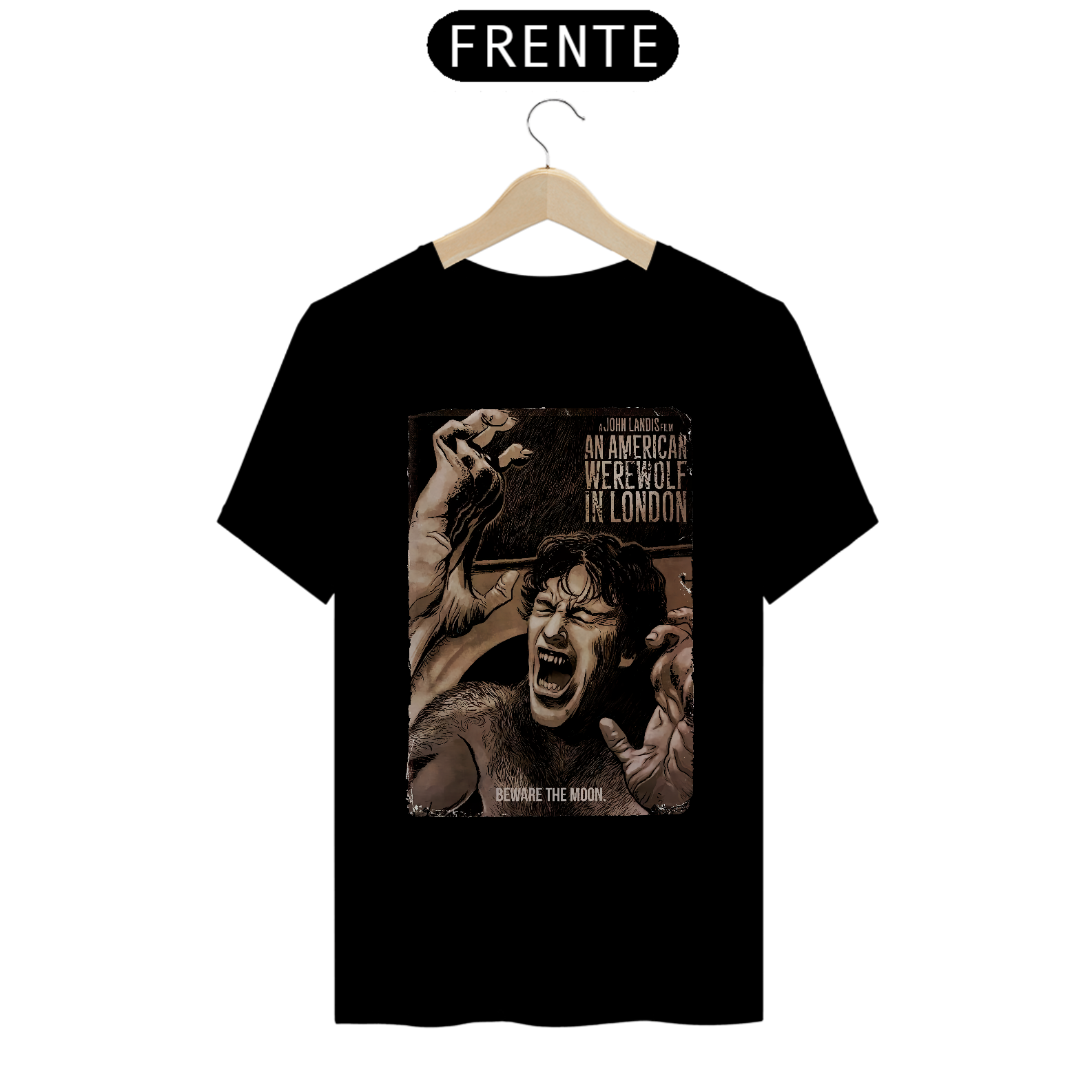 Camiseta Um Lobisomem Americano em Londres