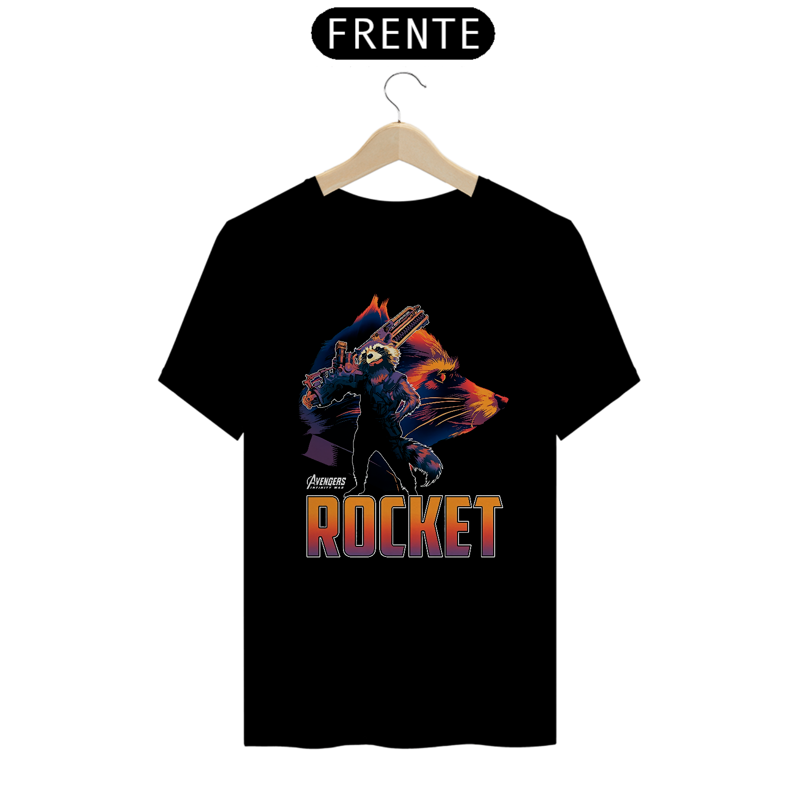 Camiseta Guardiões da Galáxia - Rocket II