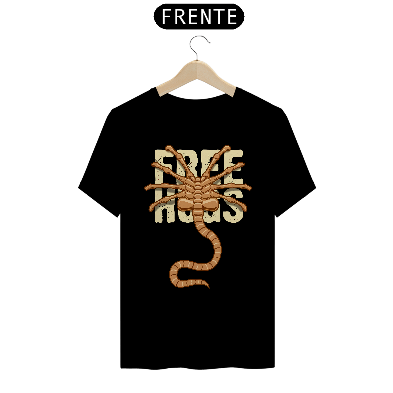 Camiseta Alien - Free Hugs